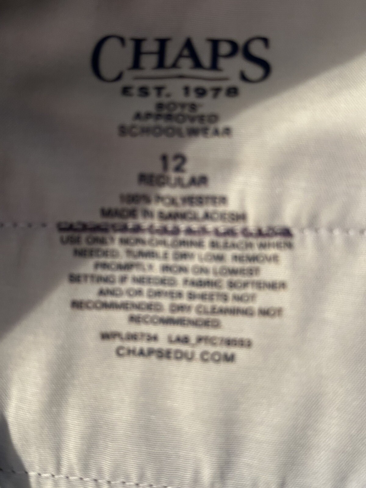 Chaps Perforance School Uniform Shorts