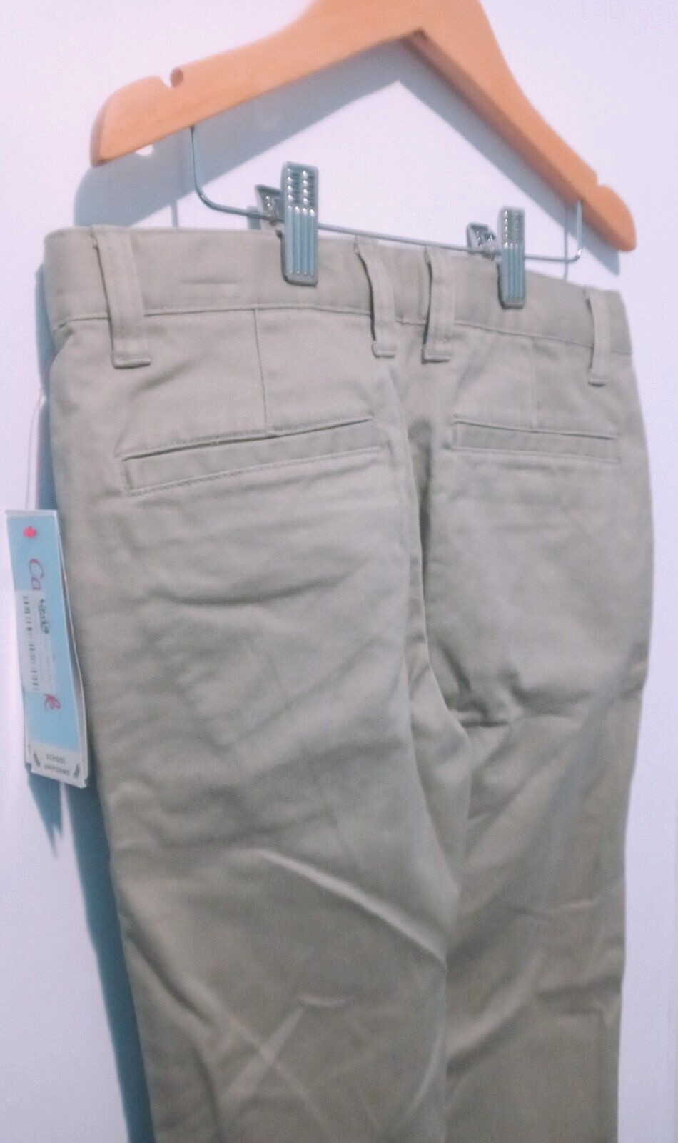 Cat & Jack Boys’ School Uniform Chino Pants Vintage Khaki Size 8