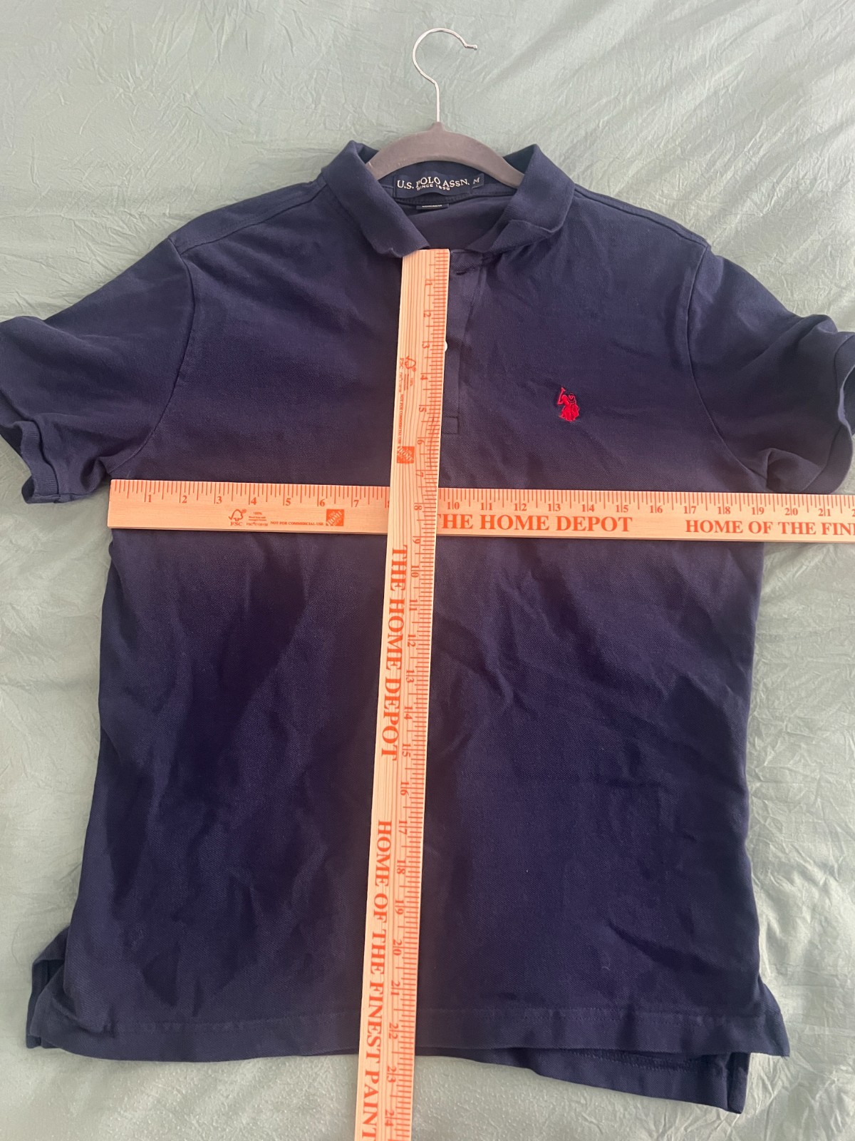 U.S. Polo Assn Navy Blue Polo Shirt School Uniform Preppy Classic Boys Medium