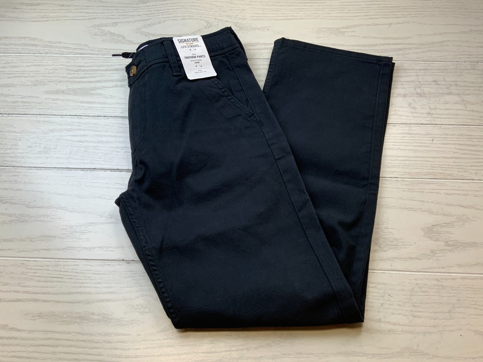 Signature by Levi Strauss Uniform Pants, Boy’s Size 14 Reg, NEW MSRP $39