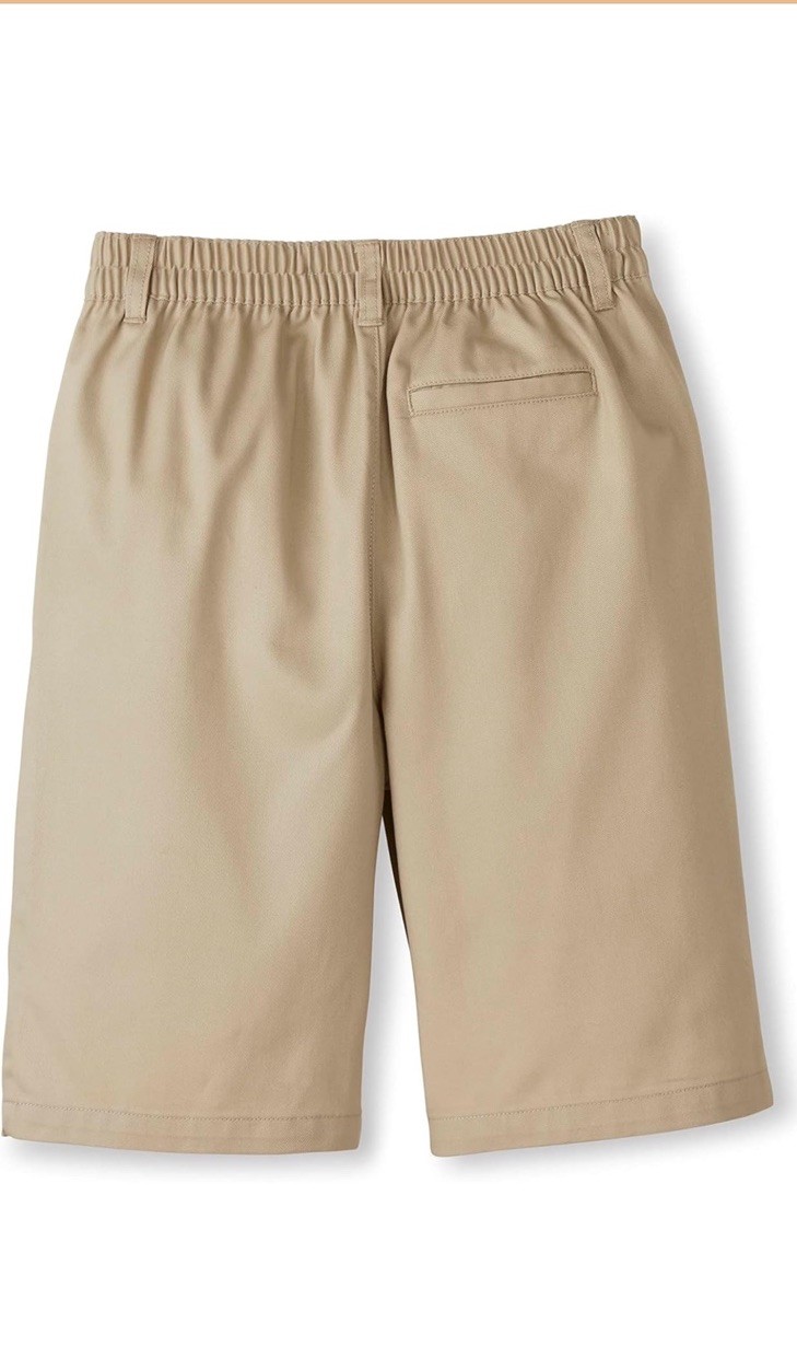 French Toast Youth Boy’s Performance Uniform Shorts KHAKI SIZE 12, 18 B74