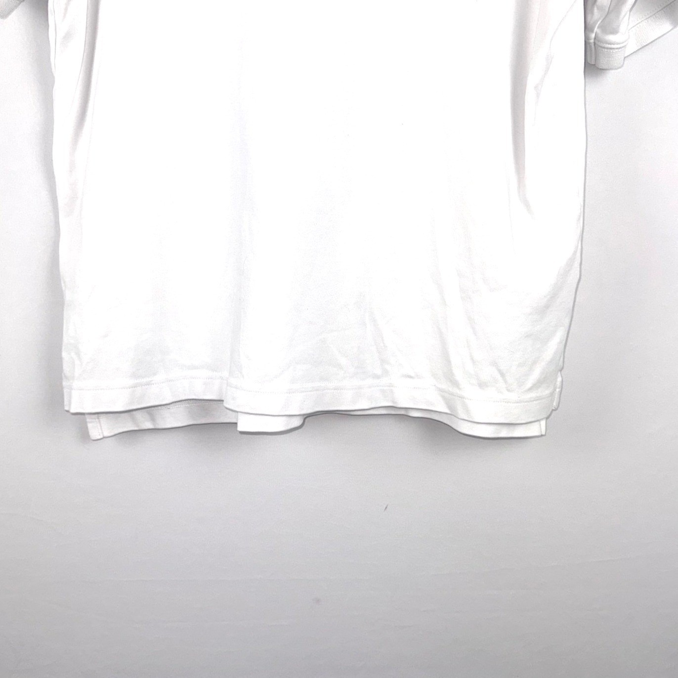 Lands’ End Polo Shirt Kids XL 18-20 White Short Sleeve Cotton School Uniform