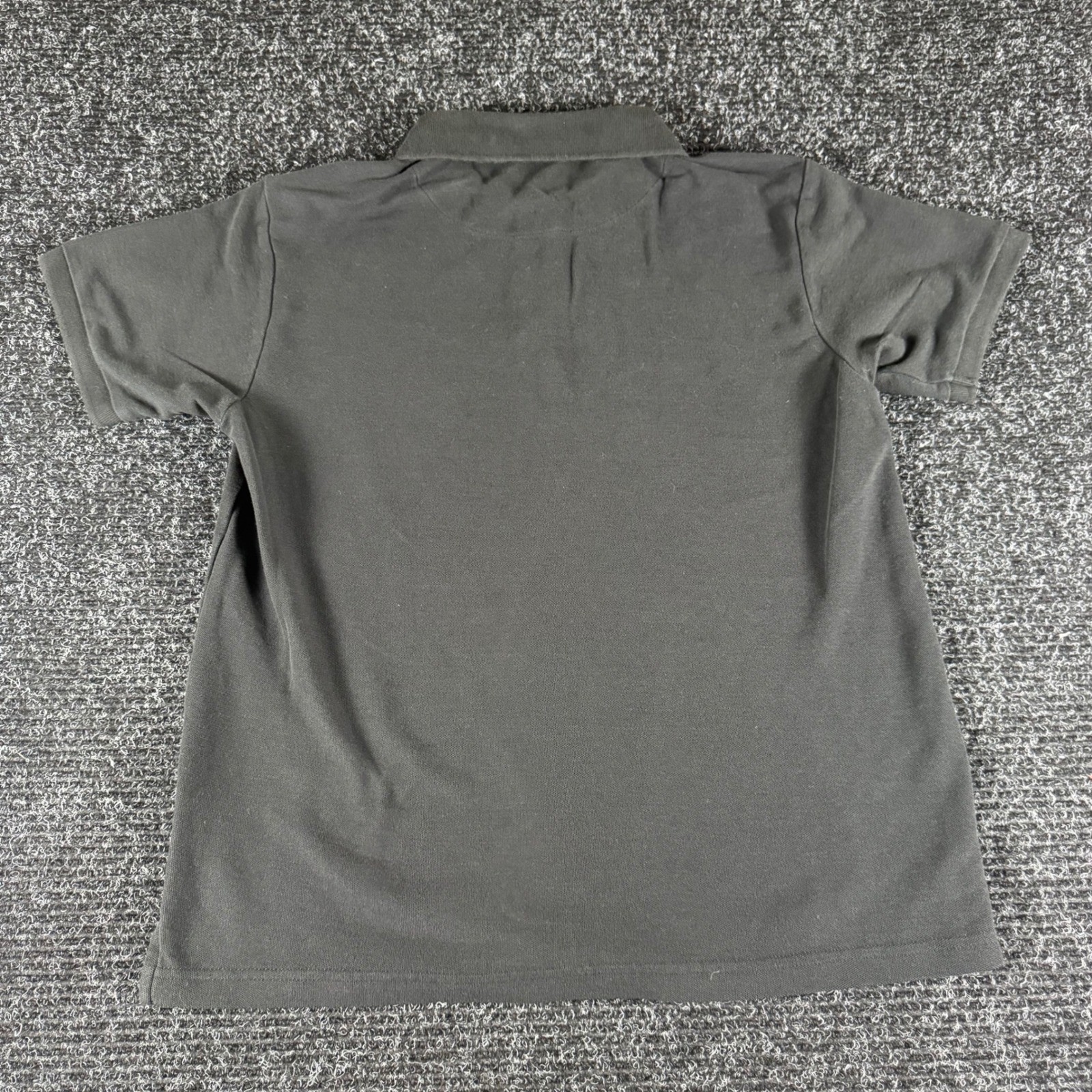 IZOD Boys XL 18-20 Black Short Sleeve Pique Polo Shirt Approved Schoolwear