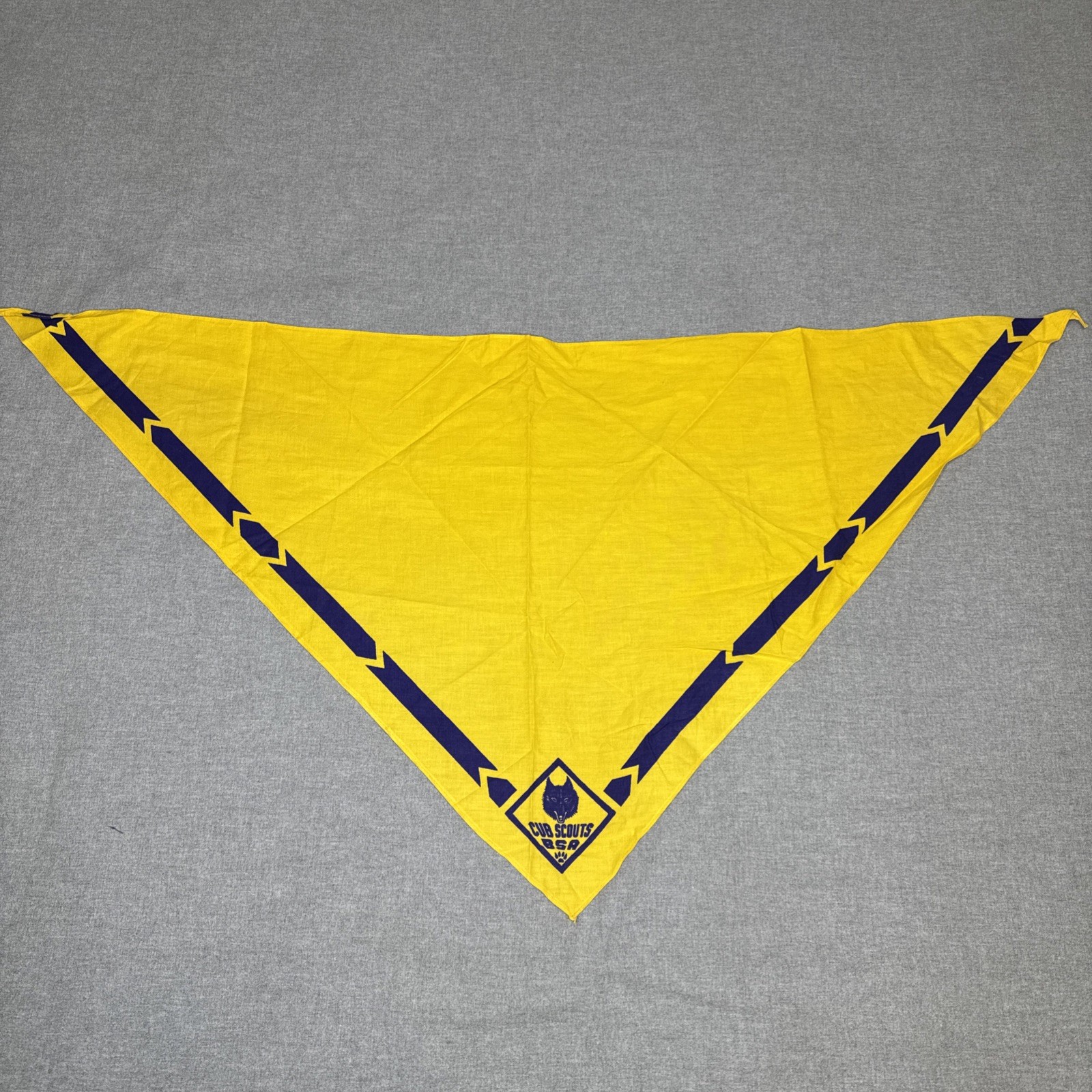 VINTAGE Cub Scouts BSA Shirt Blue Uniform w/ Patches Pins Hat Scarf Plus 50s