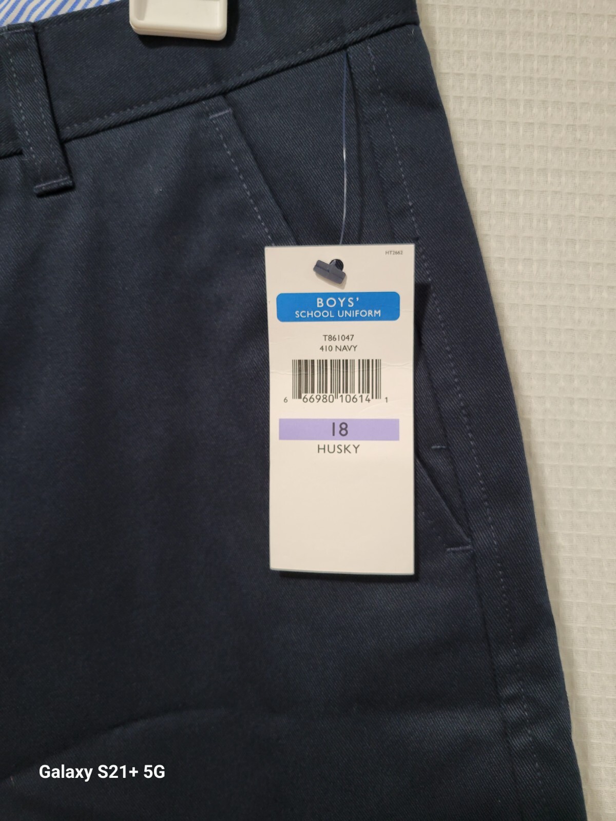 Boys shorts tommy hilfiger size 18 husky flat front twill blend
