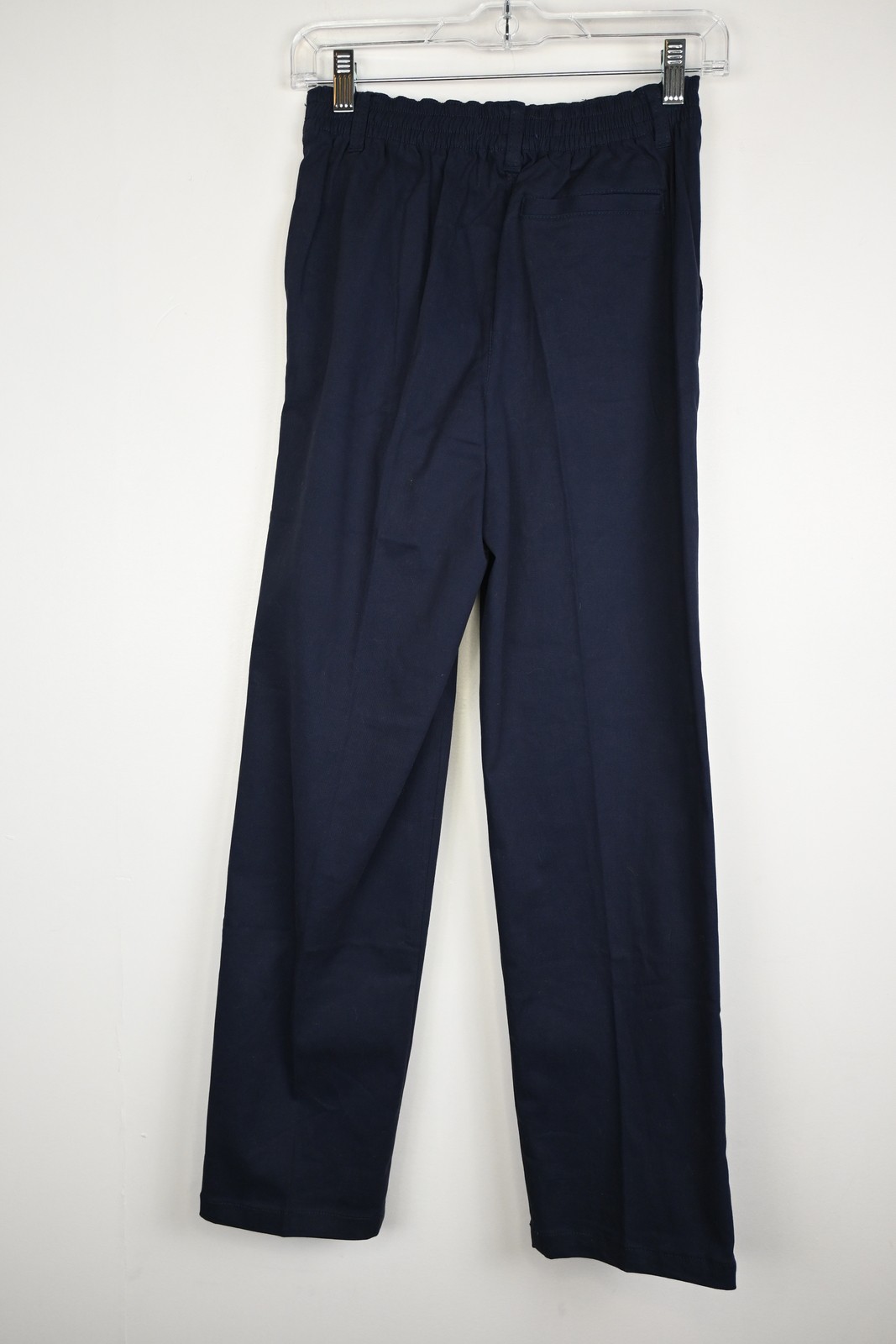 Boy’s French Toast Relaxed Fit Straight Flat Front Pull-On Pant Blue 12