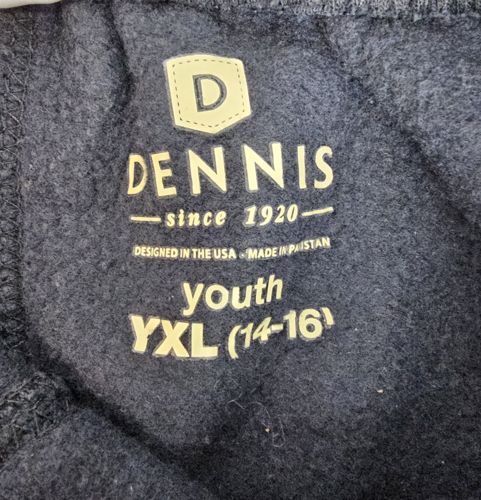 ​Dennis Stratford Middle School Sweatpants Navy Blue Youth XL (14-16) PE Uniform