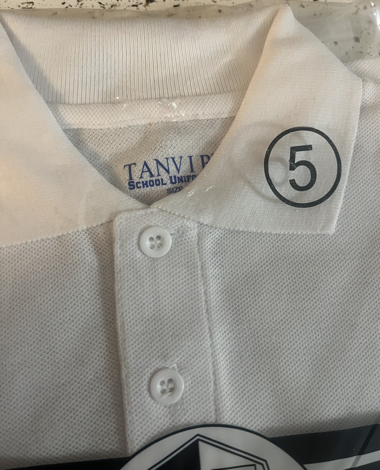 white polo kids uniform shirts