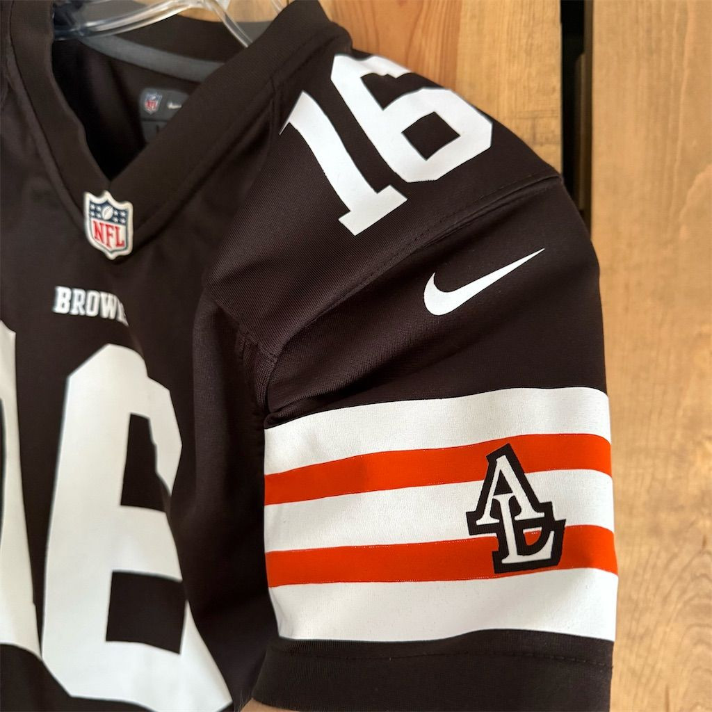 Josh Cribbs #16 Cleveland Browns Kids Nike NFL Jersey Brown Size M