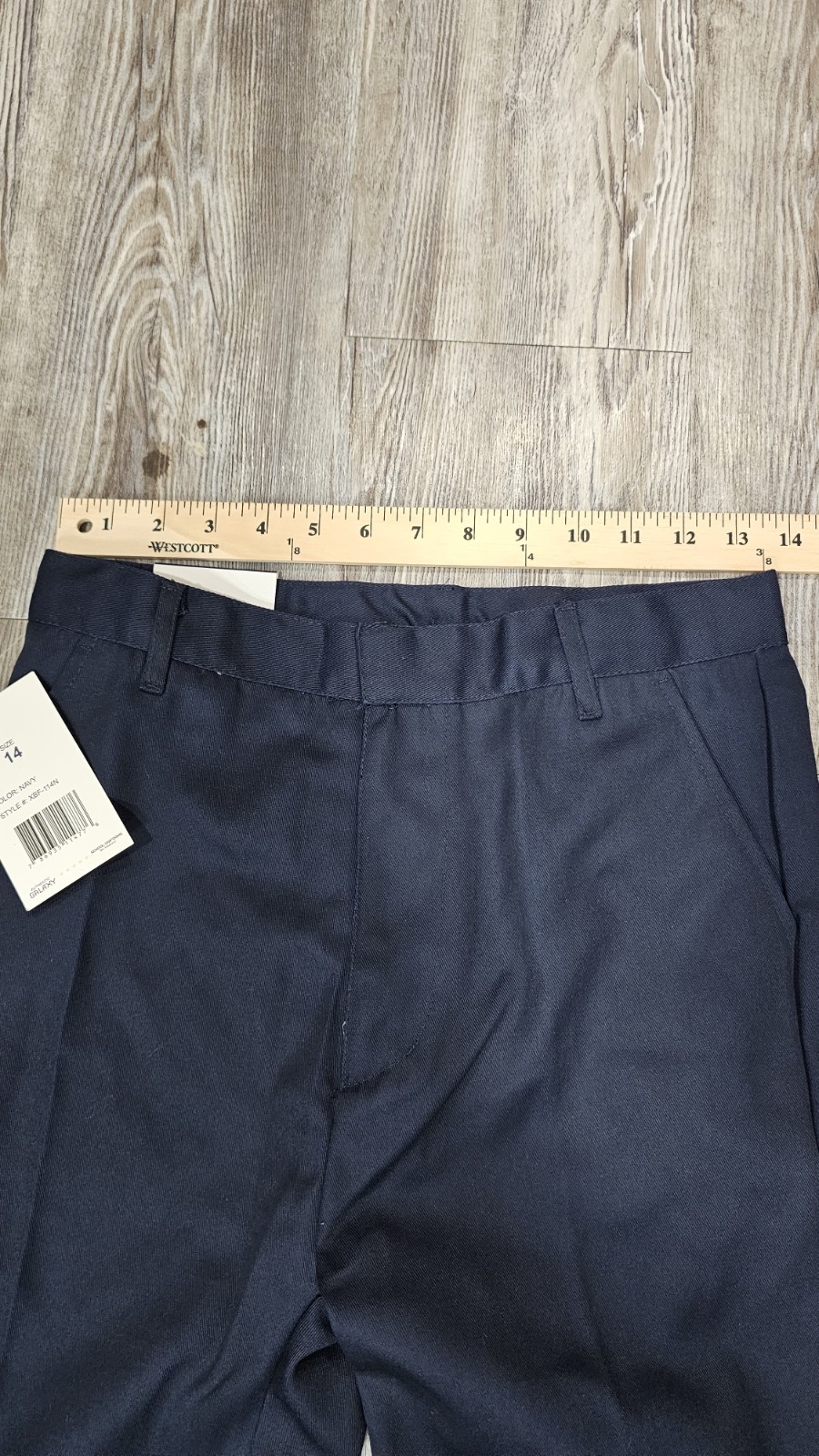 Free Assembly Navy Pants Kids Size 14 NWT Casual Trousers