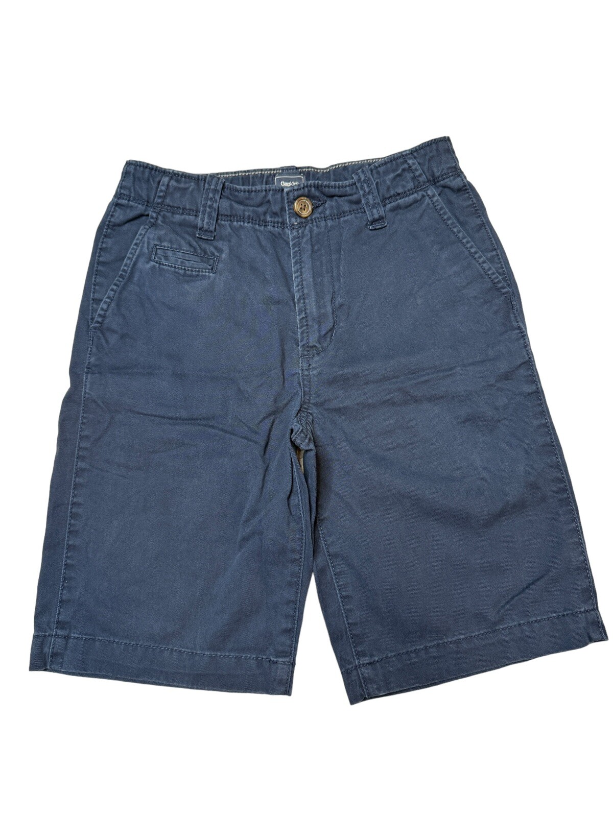 GAP Boy’s Navy Blue Chino School Uniform Shorts Size 10 w/ 9″ Inseam GUC