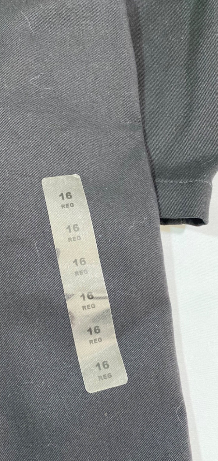 Mills Uniform Co. Boy’s Black Twill Shorts Size Regular 16 Adj. Waist Lot of 2