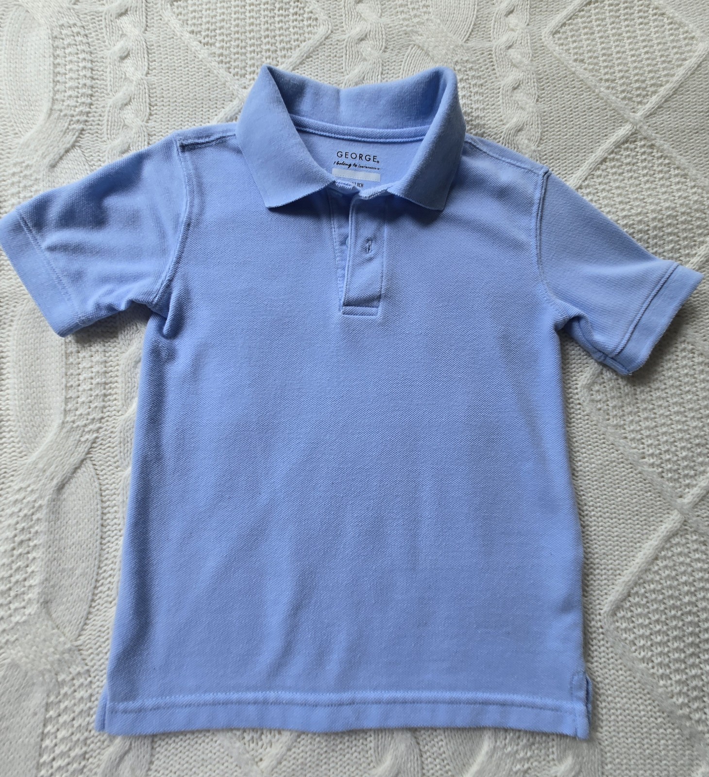 Light Blue School Uniform Polo Shirt