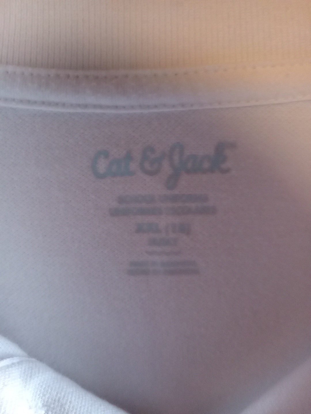 Cat An Jack School Uniforms Xxl White Shirt