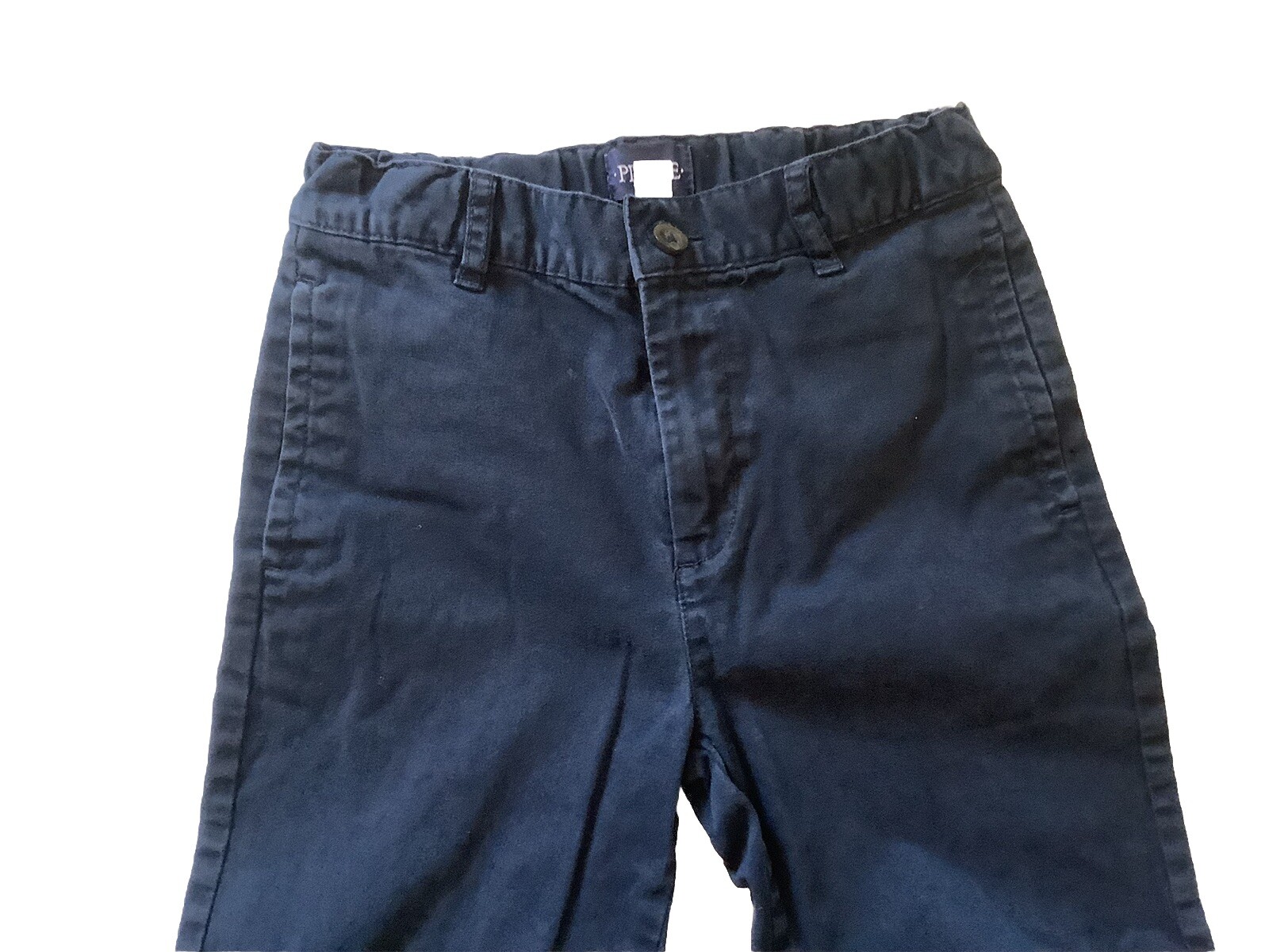Place Set Of 2 School Uniform Pants Size 12 Boys Adjustable Waist Blue