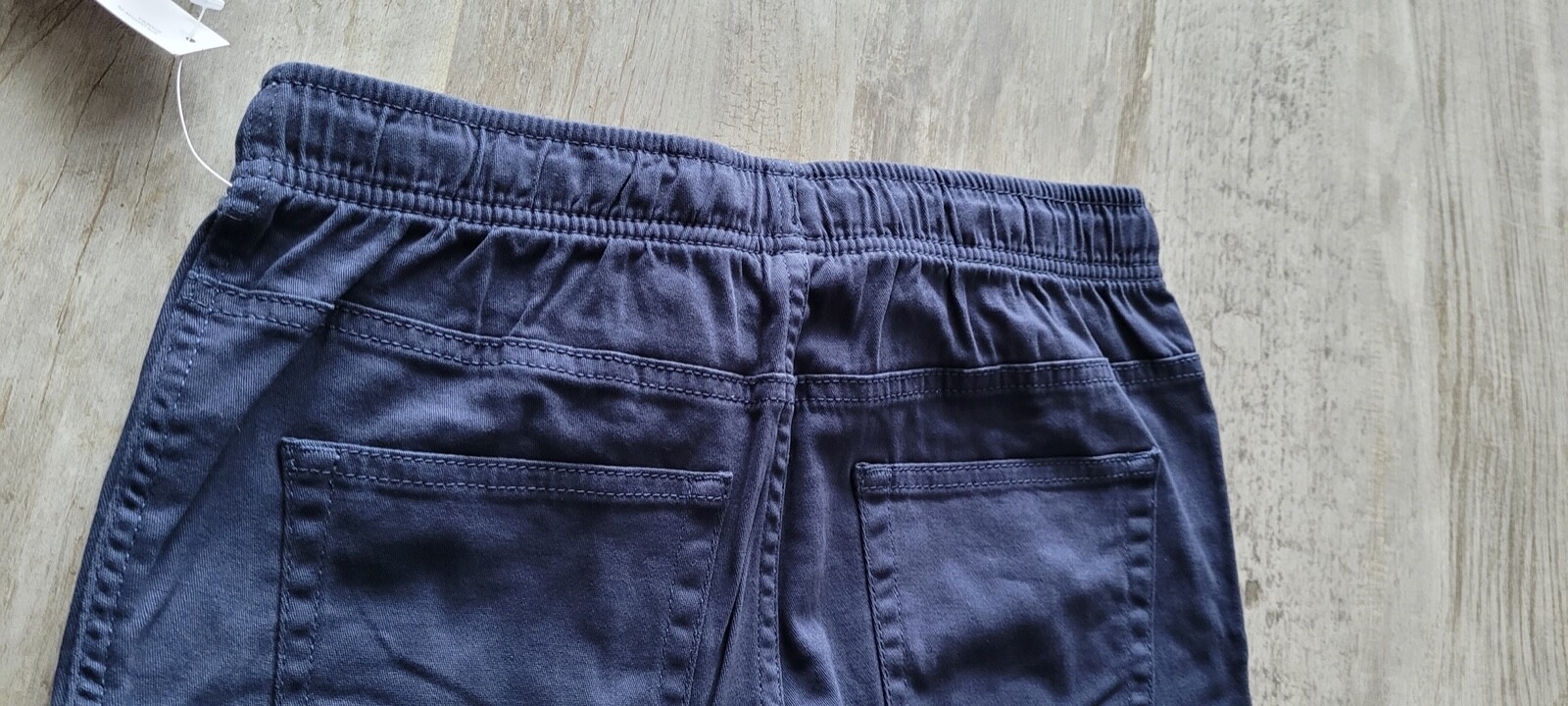 NEW 2 PAIRS SCHOOL UNIFORM NAVY PANTS BOYS XL 14/16 DOUBLE KNEE WONDER NATION