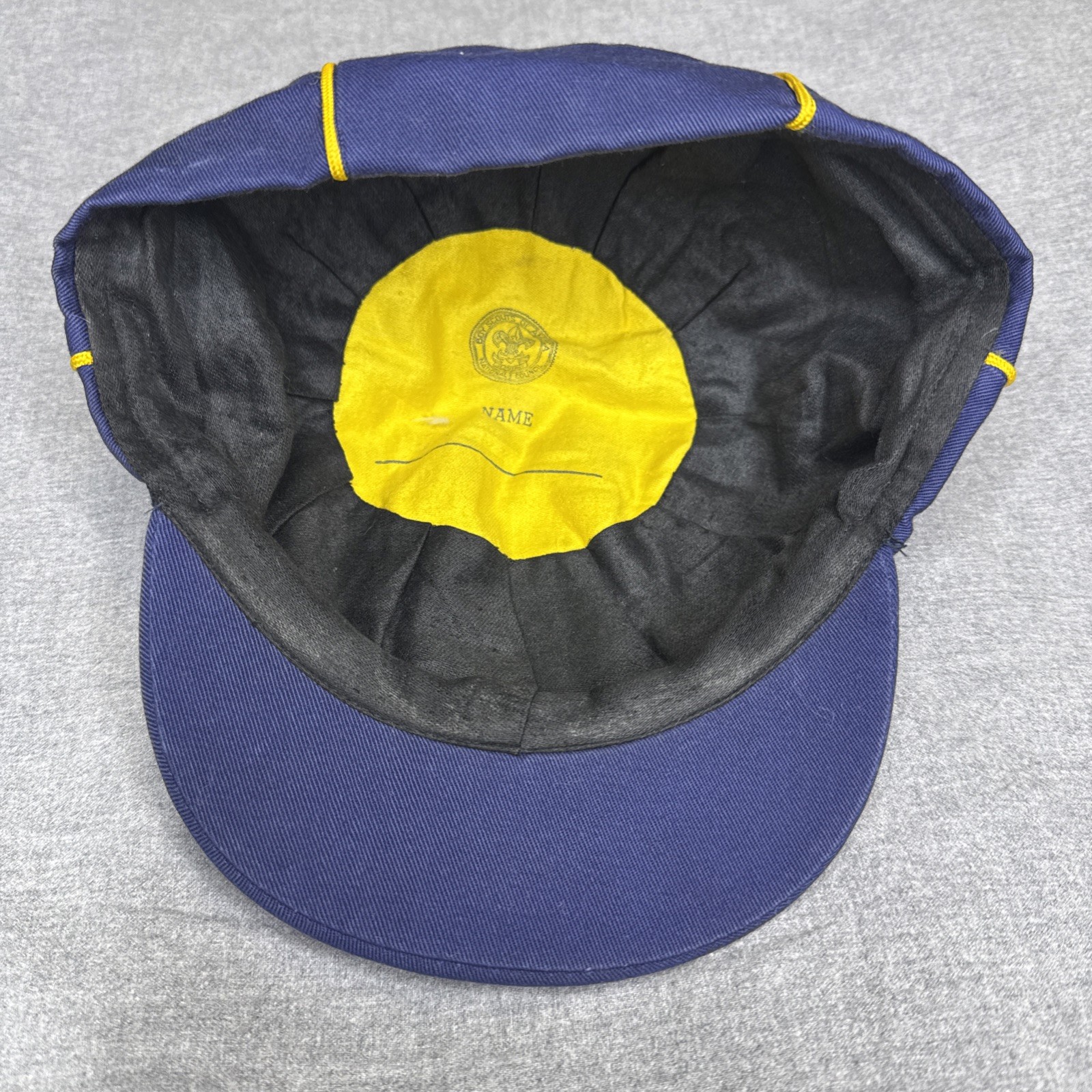VINTAGE Cub Scouts BSA Shirt Blue Uniform w/ Patches Pins Hat Scarf Plus 50s