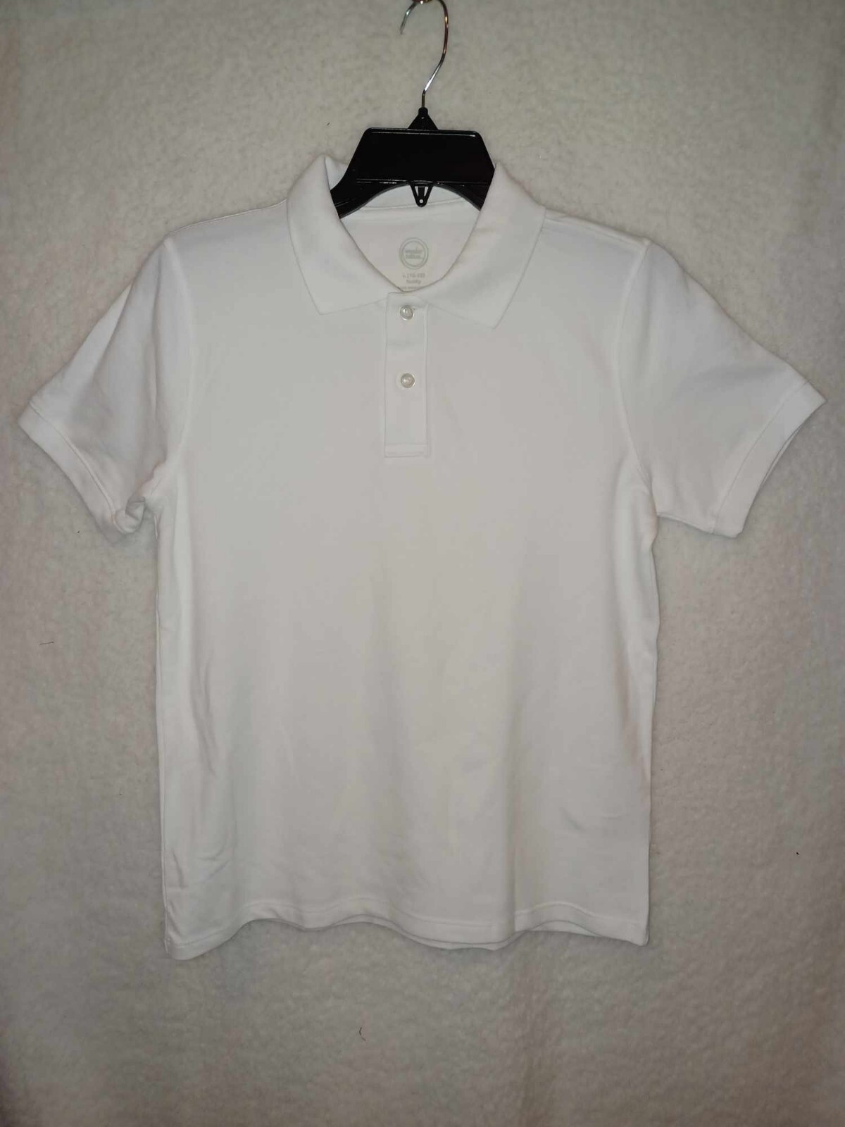 Wonder Nation Boys School Uniform Short Sleeves Pique Polo Shirt Choose Size (DM