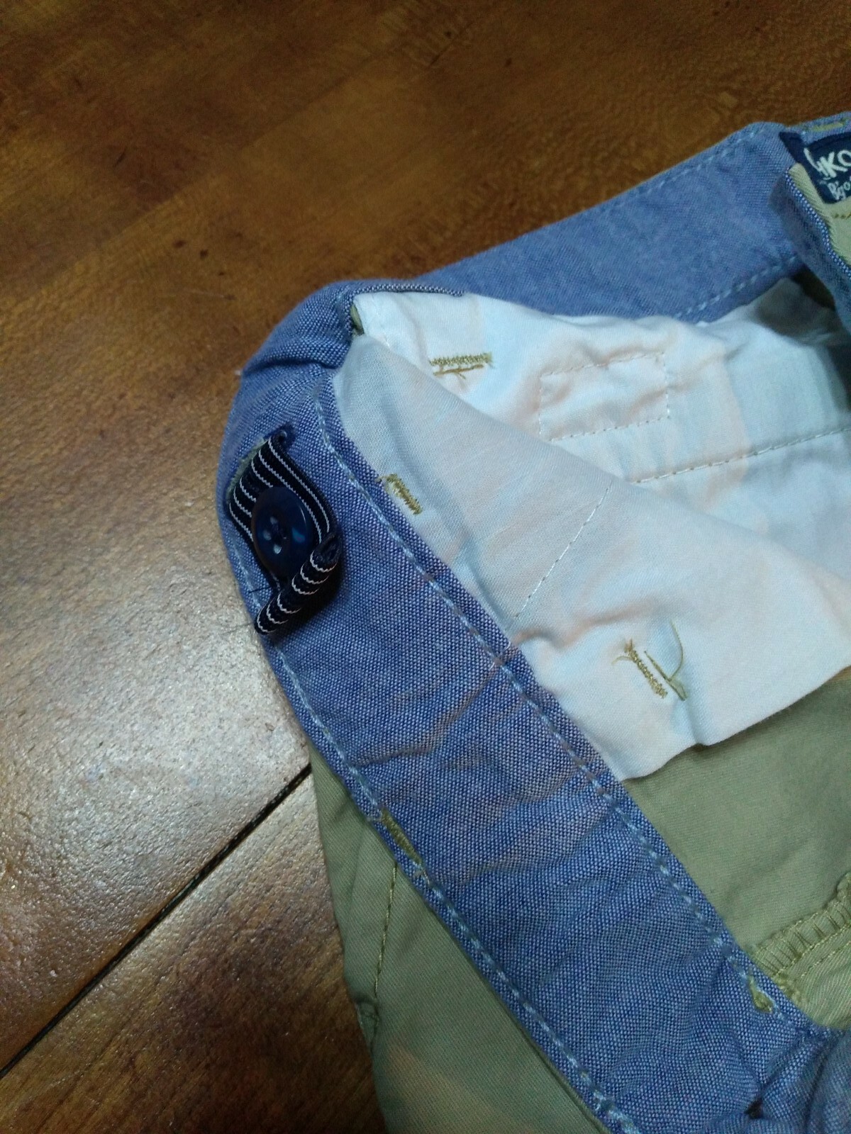 New Boys Size 7 OshKosh B’gosh Moisture-Wicking Uniform Chino Shorts beige