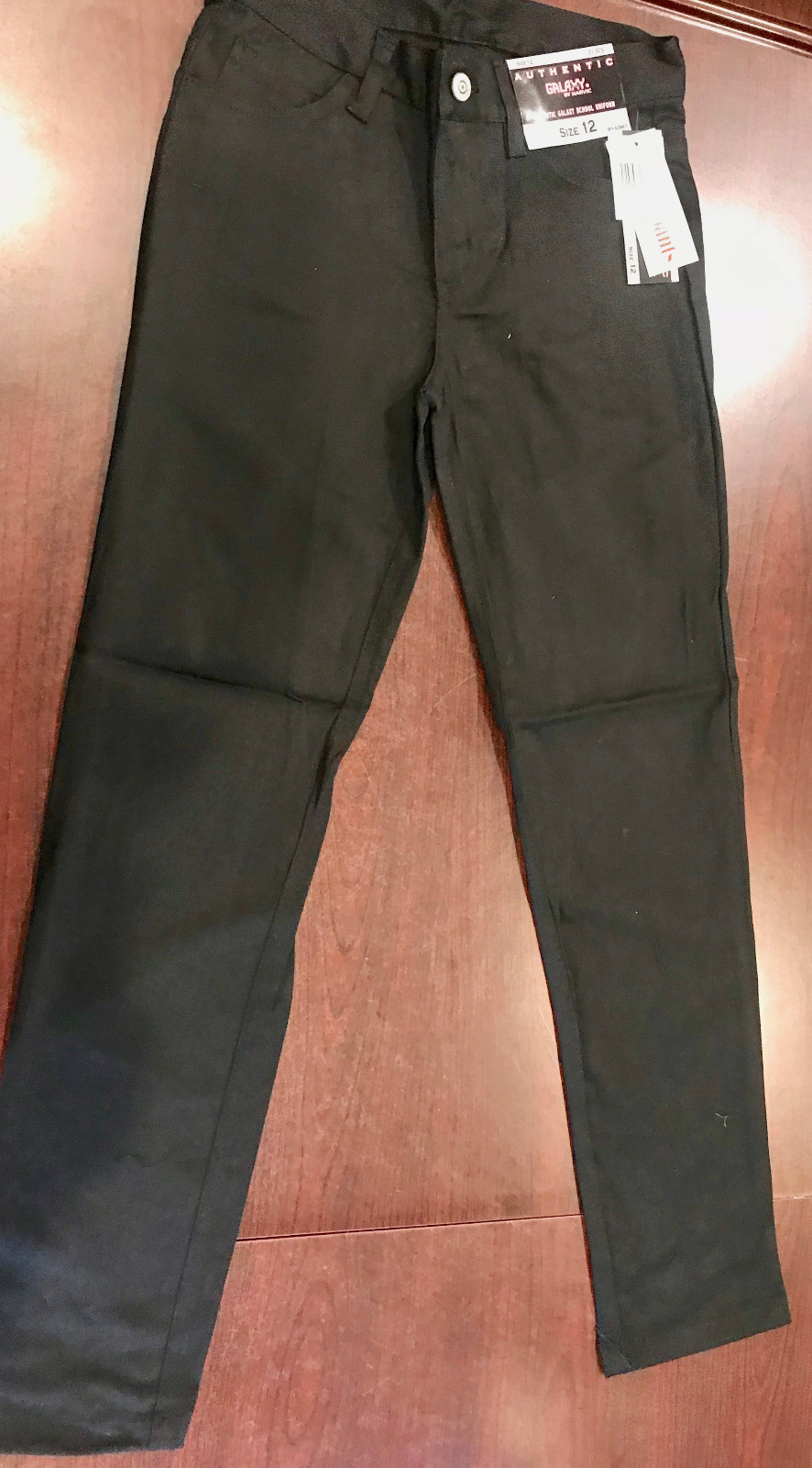 Galaxy by Harvic authentic school uniforms boy’s pant black sz 12 nwt skinny