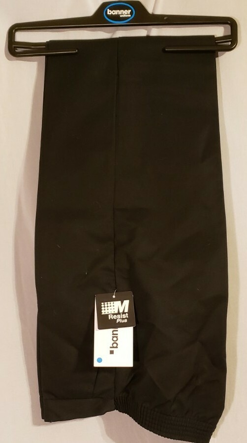 BOYS SCHOOL TROUSERS ELASTIC BACK NAVY UNIFORM FULHAM JUNIOR FLAT FRONT 29″×29″