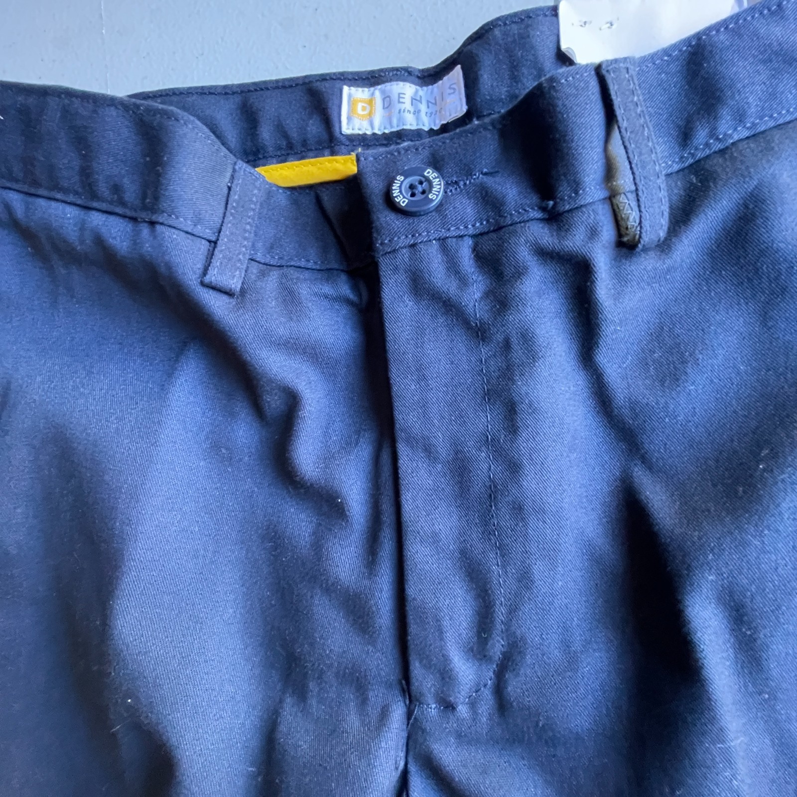 NWT Dennis Uniform Navy Irvington Pants Boys 16R Flat Front School Uniform 07700