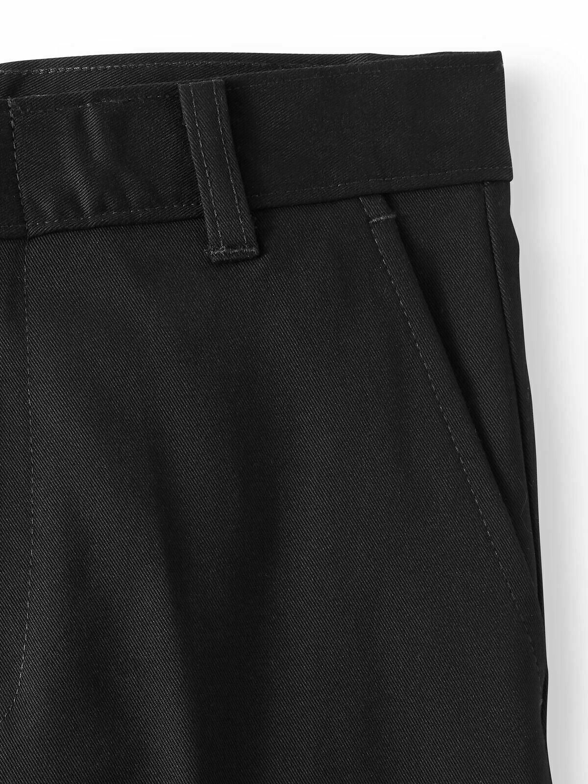 George Pants Boys Size 6 Black School Uniforms Flat Front –K9–