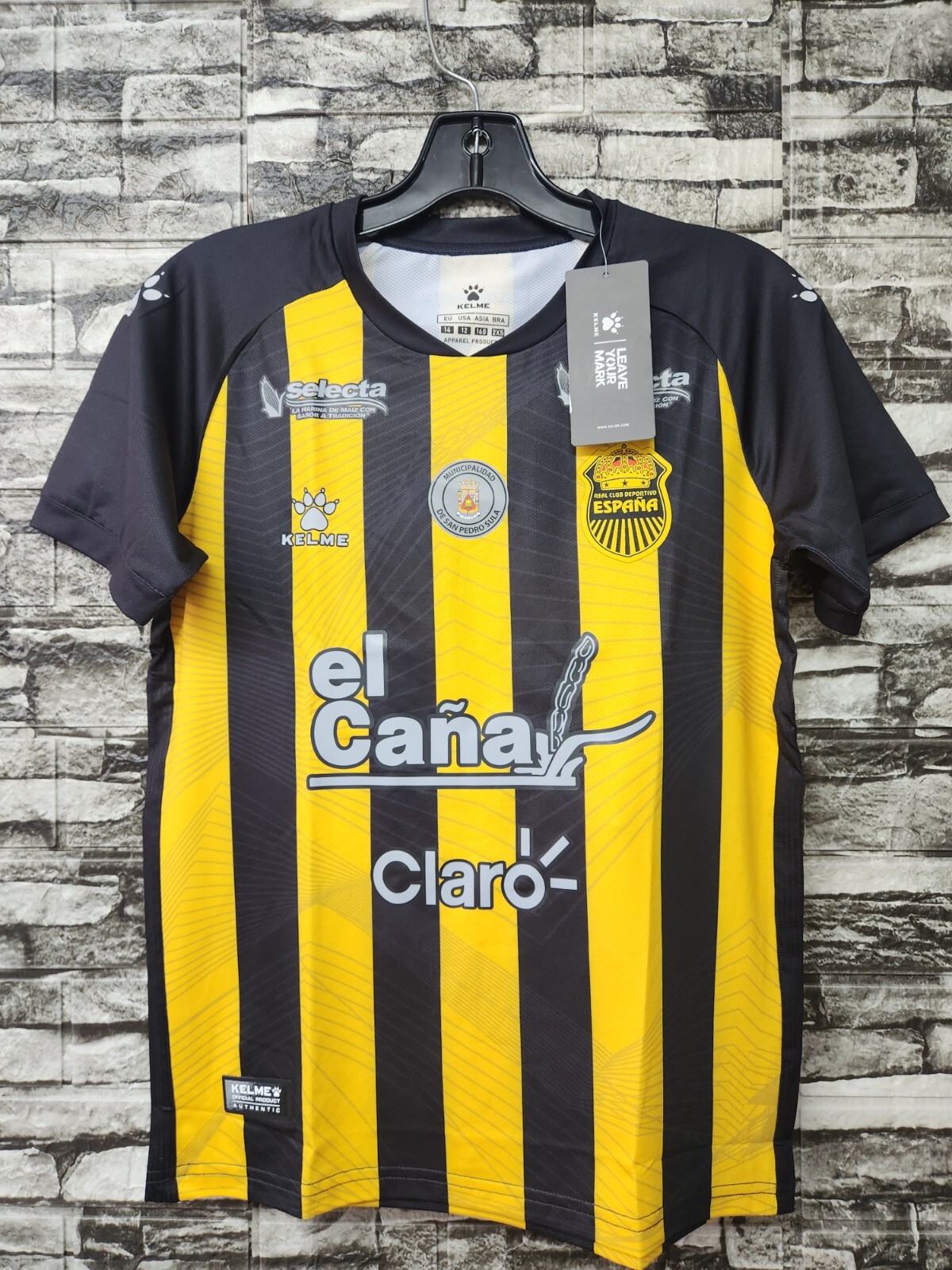 Authentic Kelme Real España Honduras Jersey Kids Size 12
