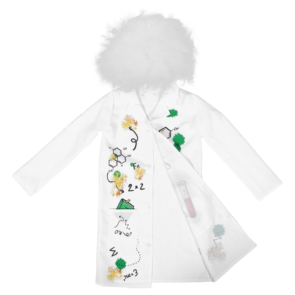 Children’s Scientist Suit Kids Lab Coat Career Costume Doctor for