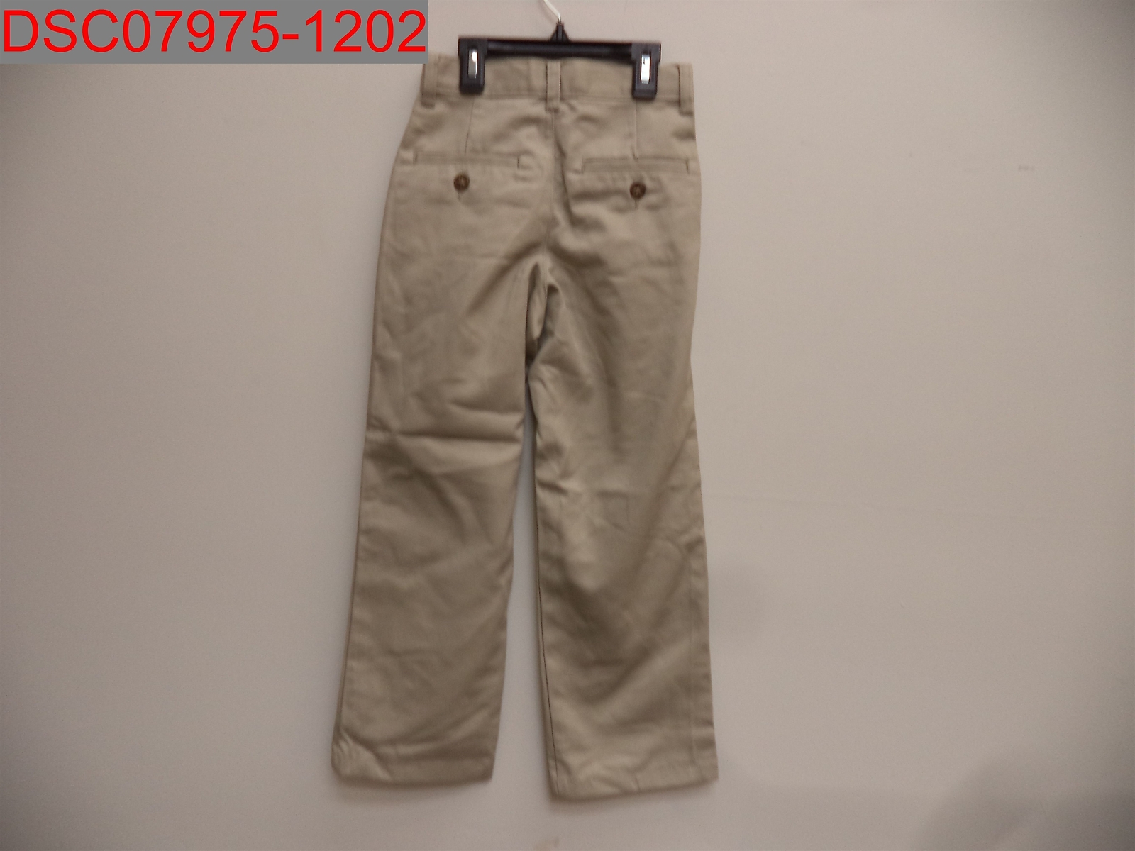 NWOT – Gegrge Boys’ Khaki Adjustable Waist Uniform Pants, Size 7S, 72097221601