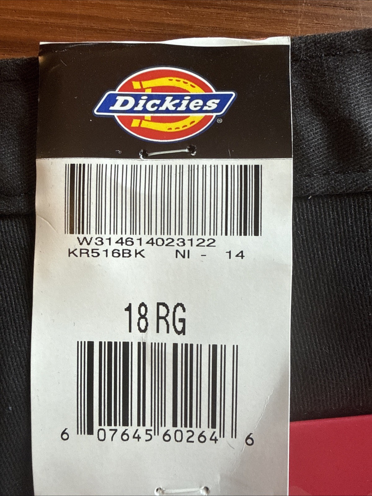 Dickies Boys Uniform School Shorts Black Size 18 Wrinkle Resistant