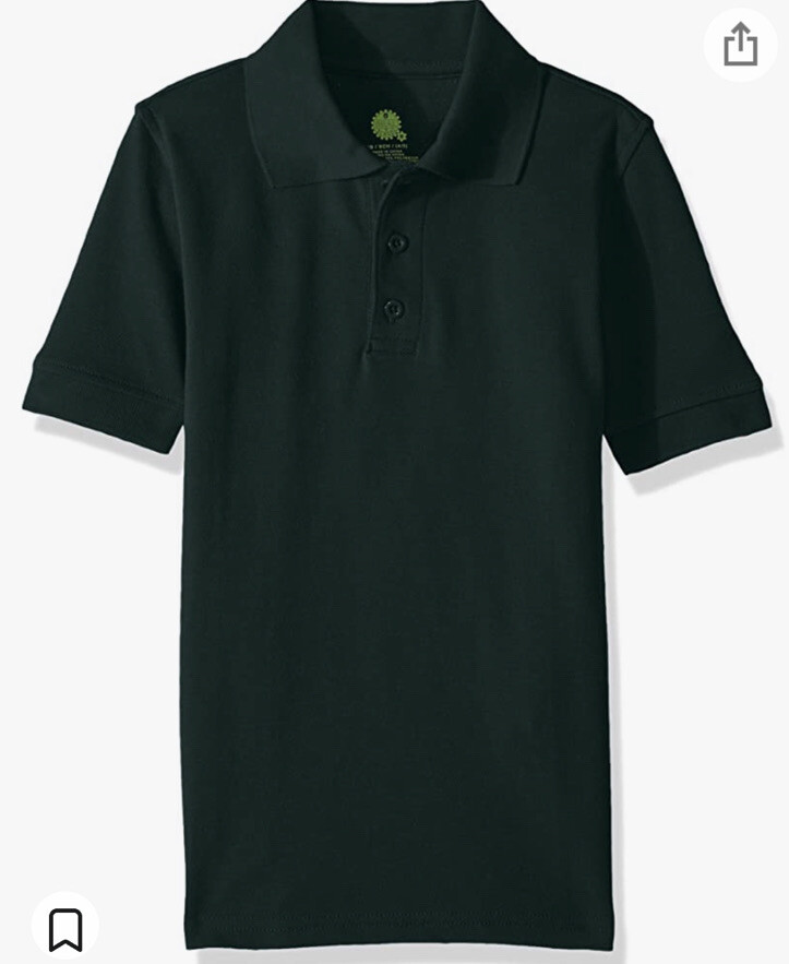 Real School Uniform Green Polo Unisex Xl. NWT