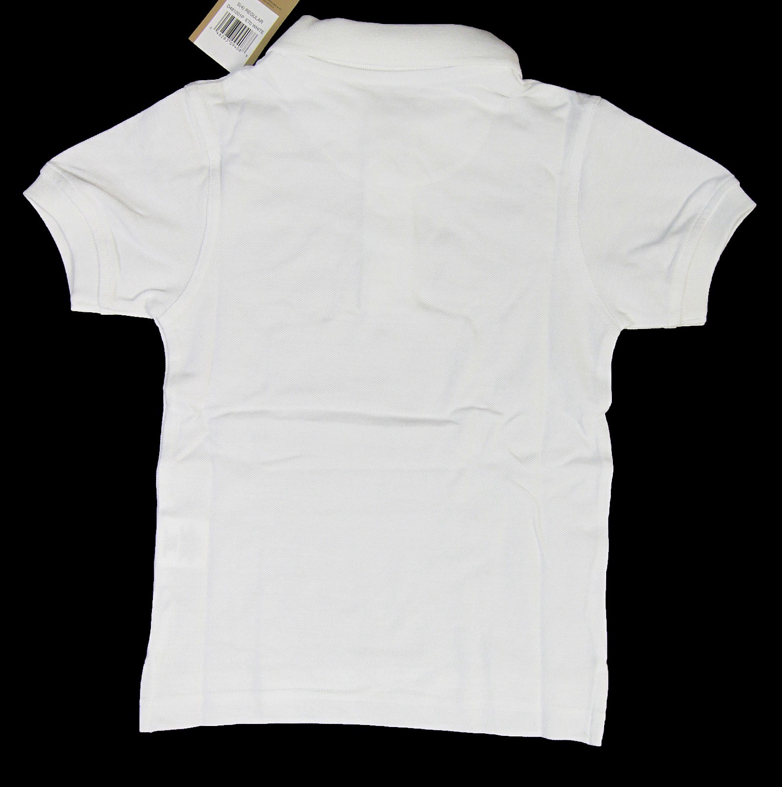 Dockers Little Boy Uniform Short Sleeve Cotton Polo Shirt White 3-PACK Small (4)