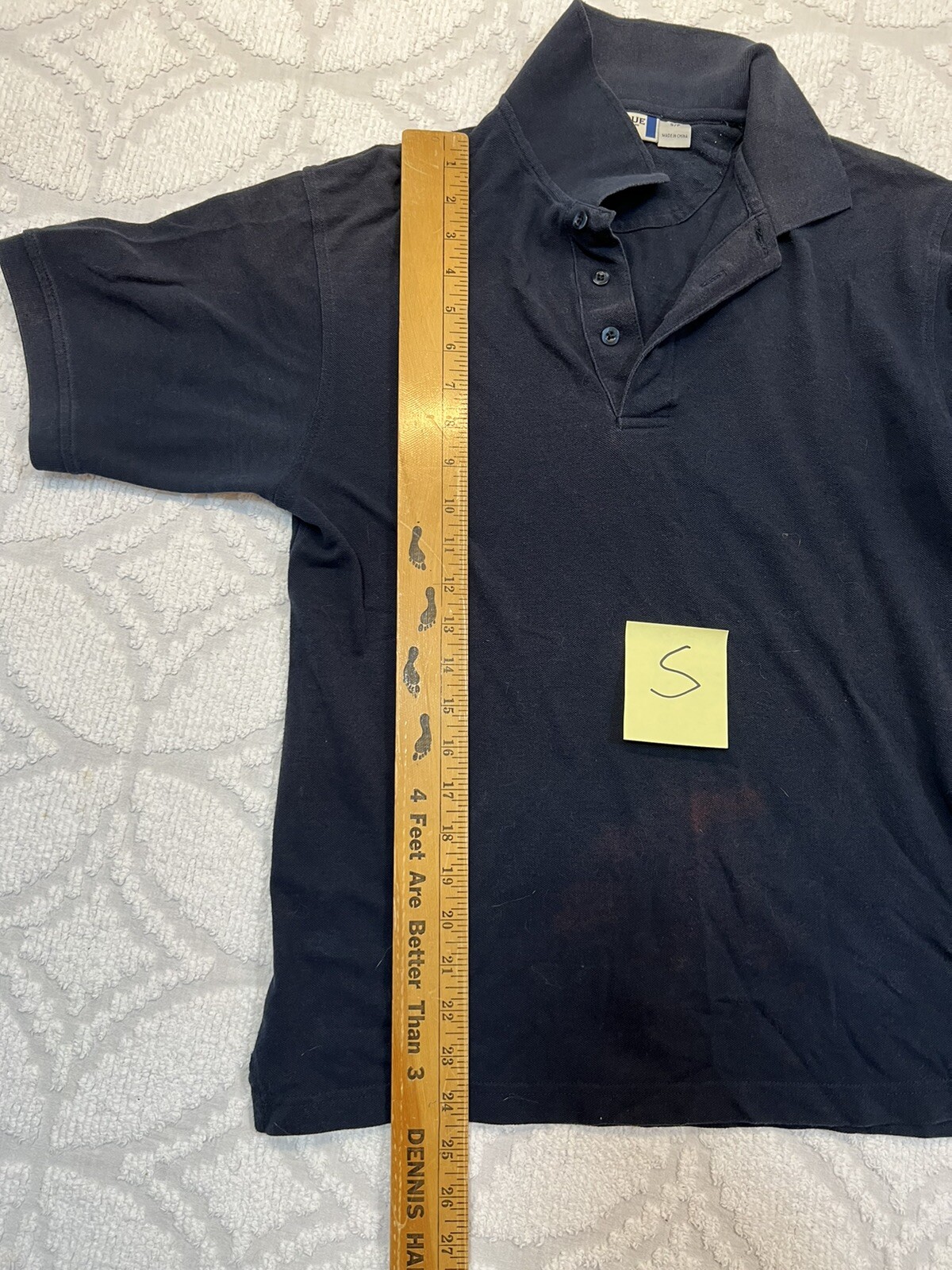 Lot Of 6 Dark Navy Blue Polo Shirt School Uniform Meijer Work Sz XXS/XS/S Clique