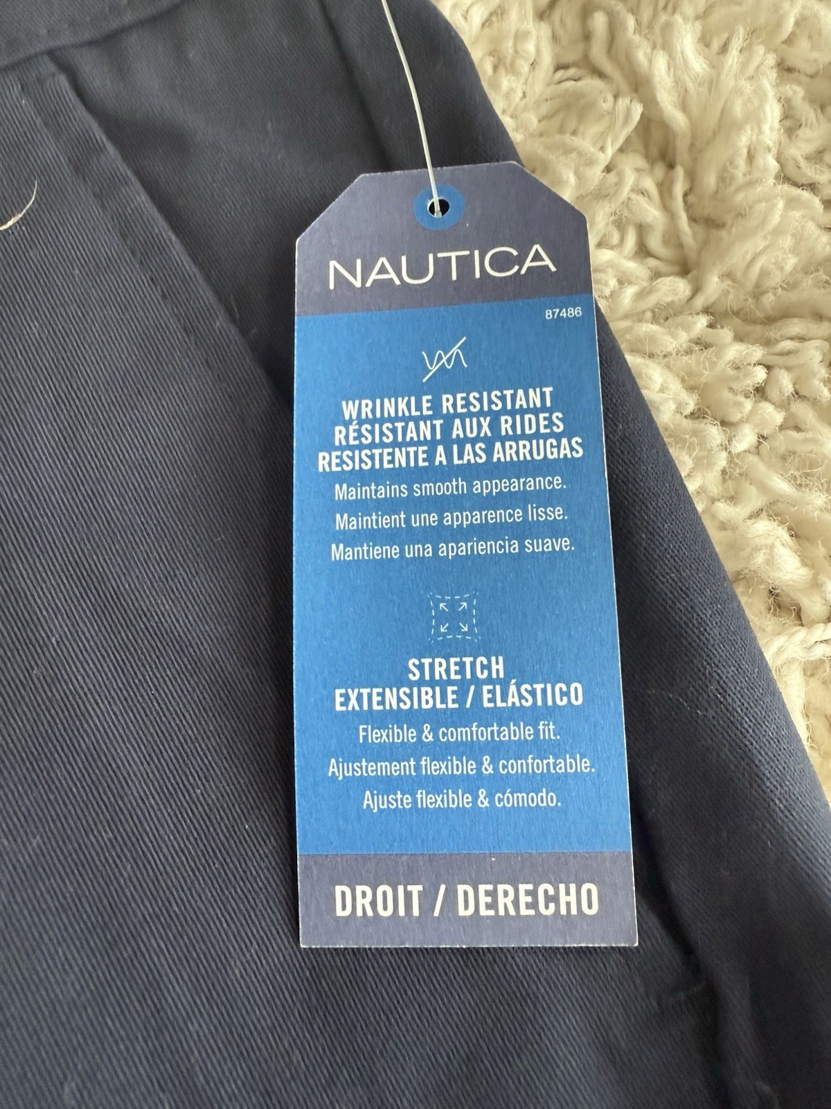Náutica Boy’s School Uniform Performance Short 18 Regular Navy Blue