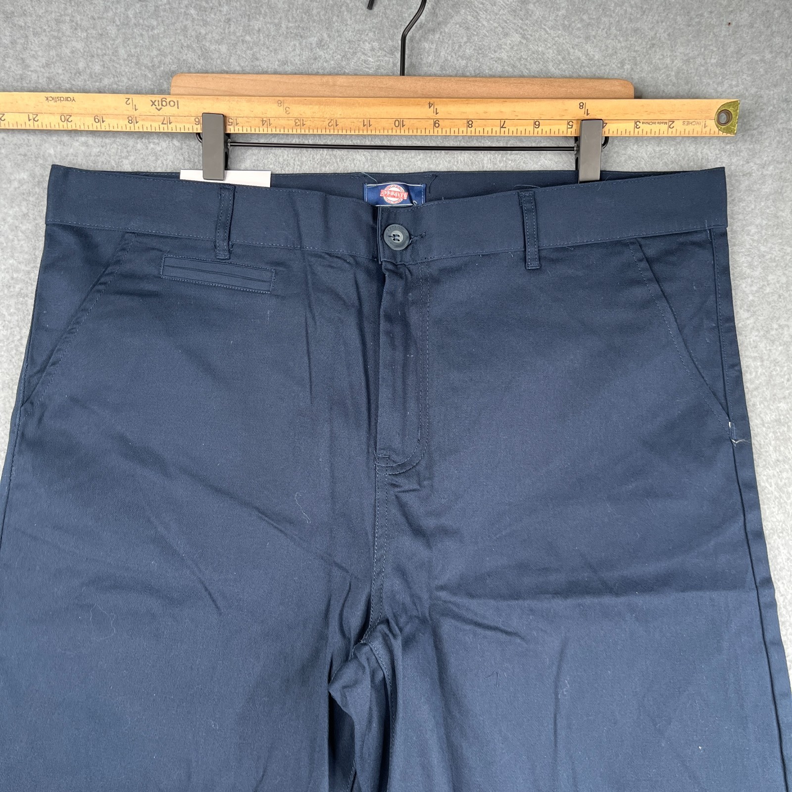 School Uniform Shorts Size 40 Navy Blue Slash Pocket Chino New NWT