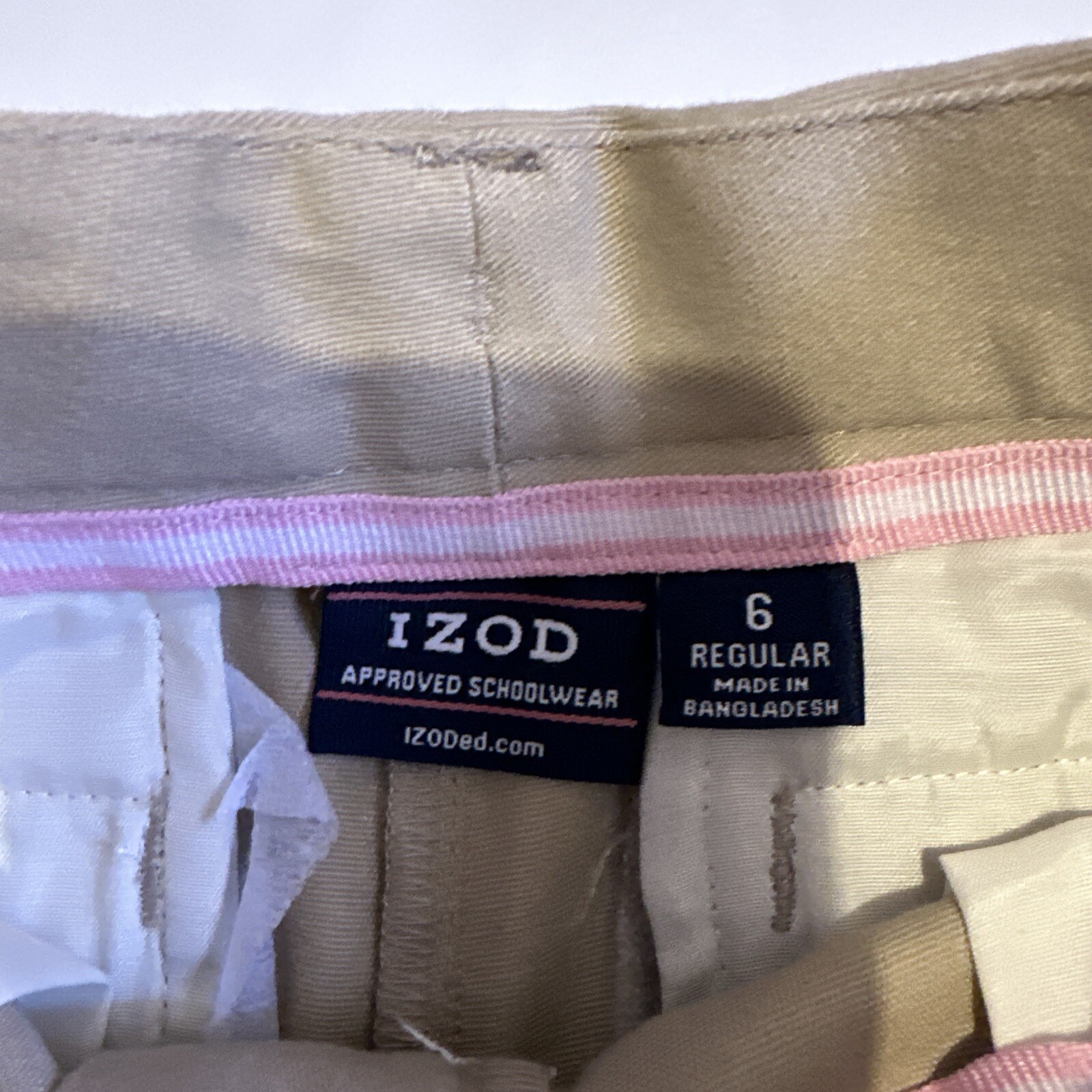 Boys School Uniform Pants New Size 6 Regular & Husky Flat Front Style NEW