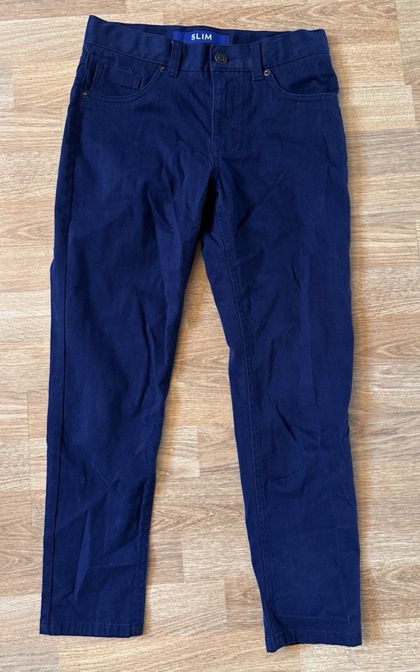 Lot of 2 French Toast Navy Blue School Uniform Slim Pants – Size 10