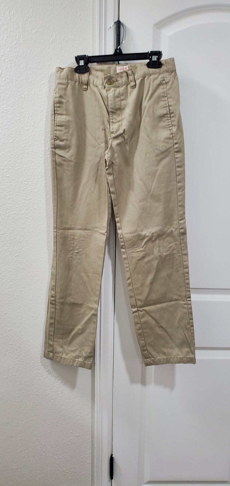 Cat & Jack Boys Size 14 School Uniform Chino Pants Khaki Casual
