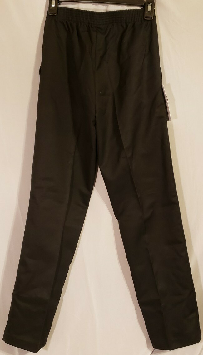BOYS SCHOOL TROUSERS ELASTIC BACK NAVY UNIFORM FULHAM JUNIOR FLAT FRONT 29″×29″