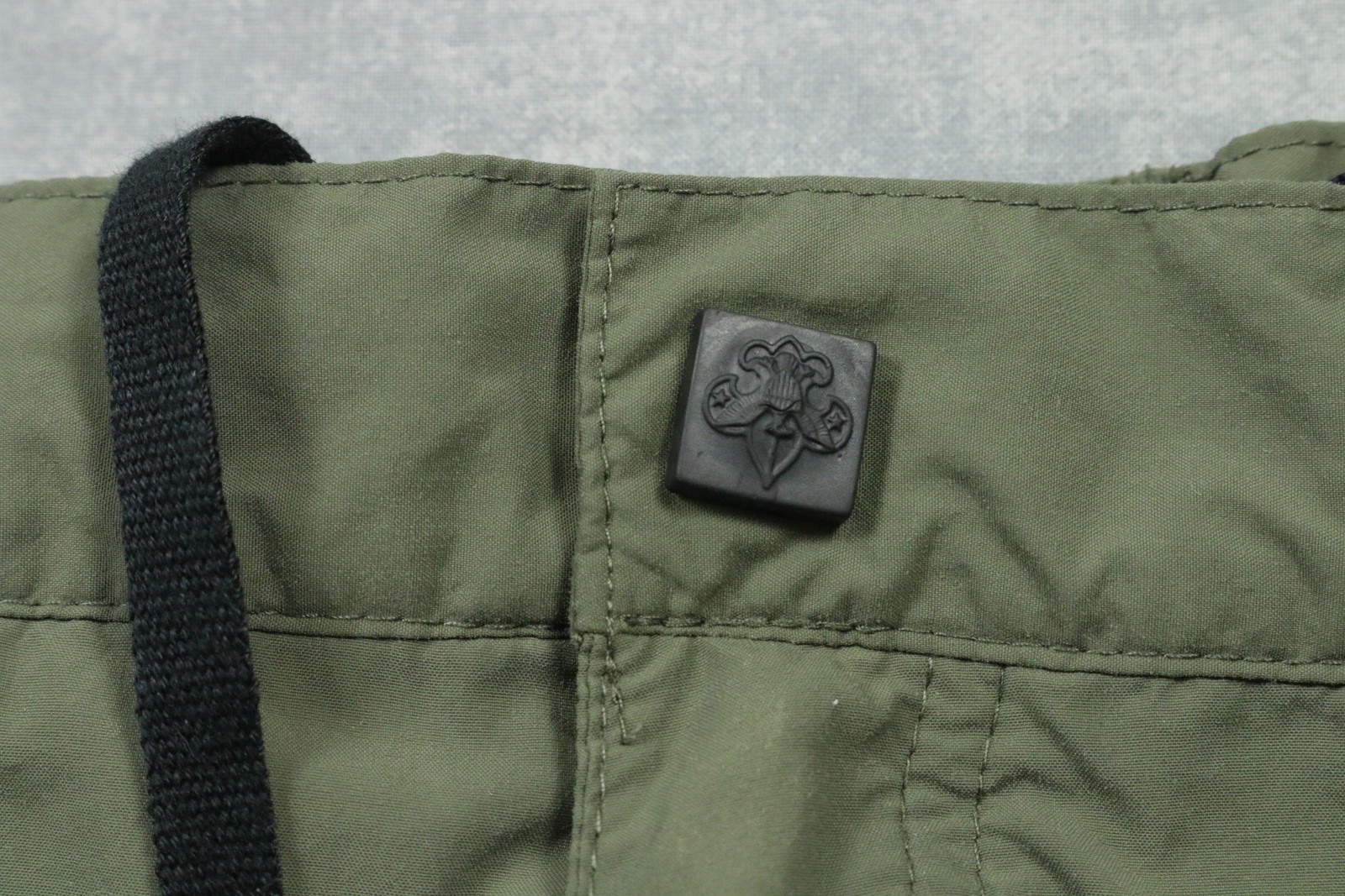 Boy Scouts Of America Shorts Youth X-Large Green Centennial Uniform Cargo Nylon