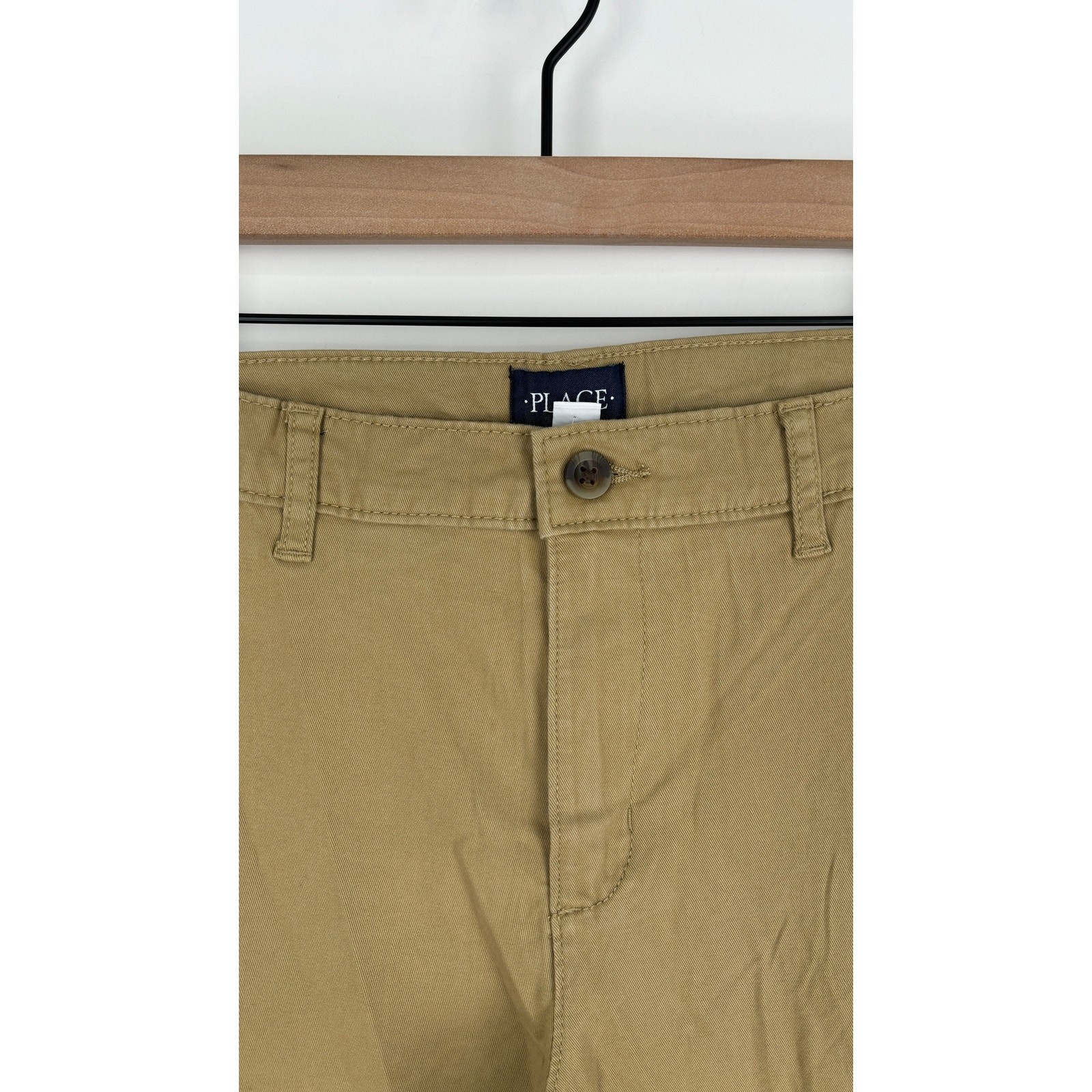 The Childrens Place Boys Uniform Stretch Chino Pants Set Of 2 Flax Tidal Size 14