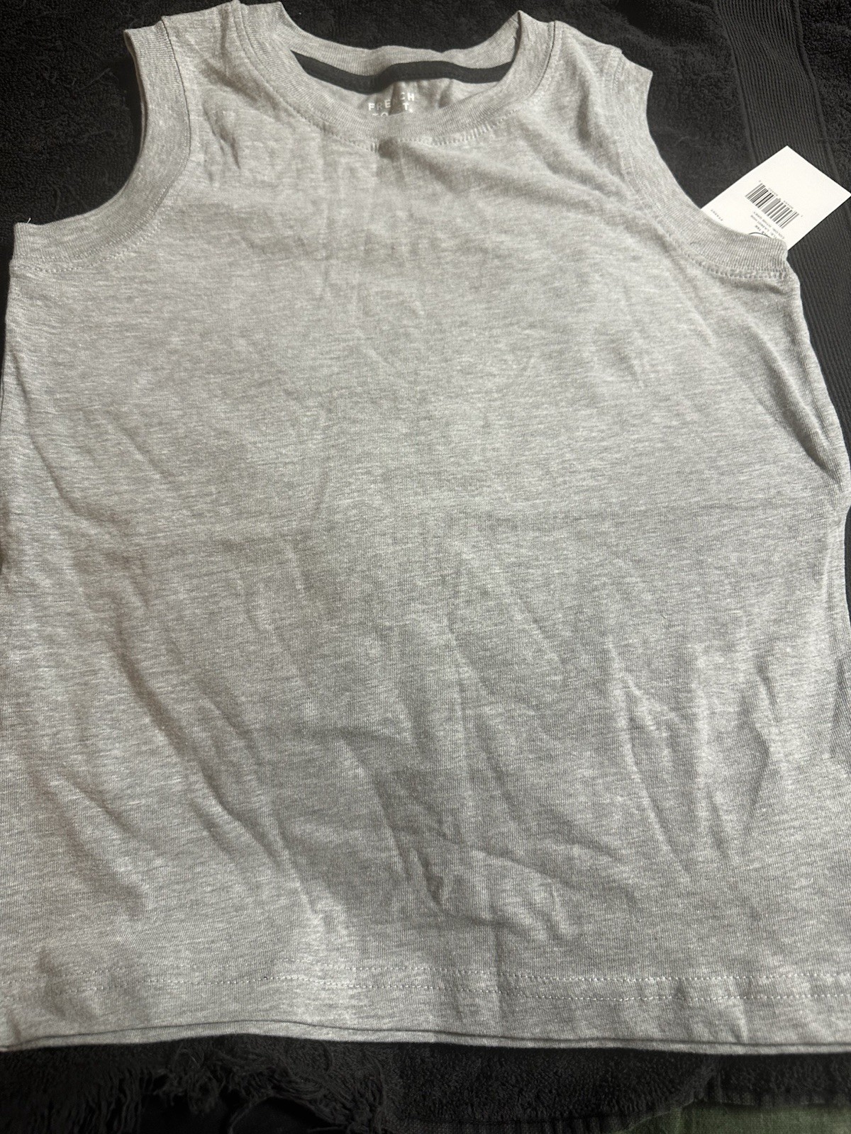 French Toast Boys Gray Sleeveless Uniform Tank Top Size 7