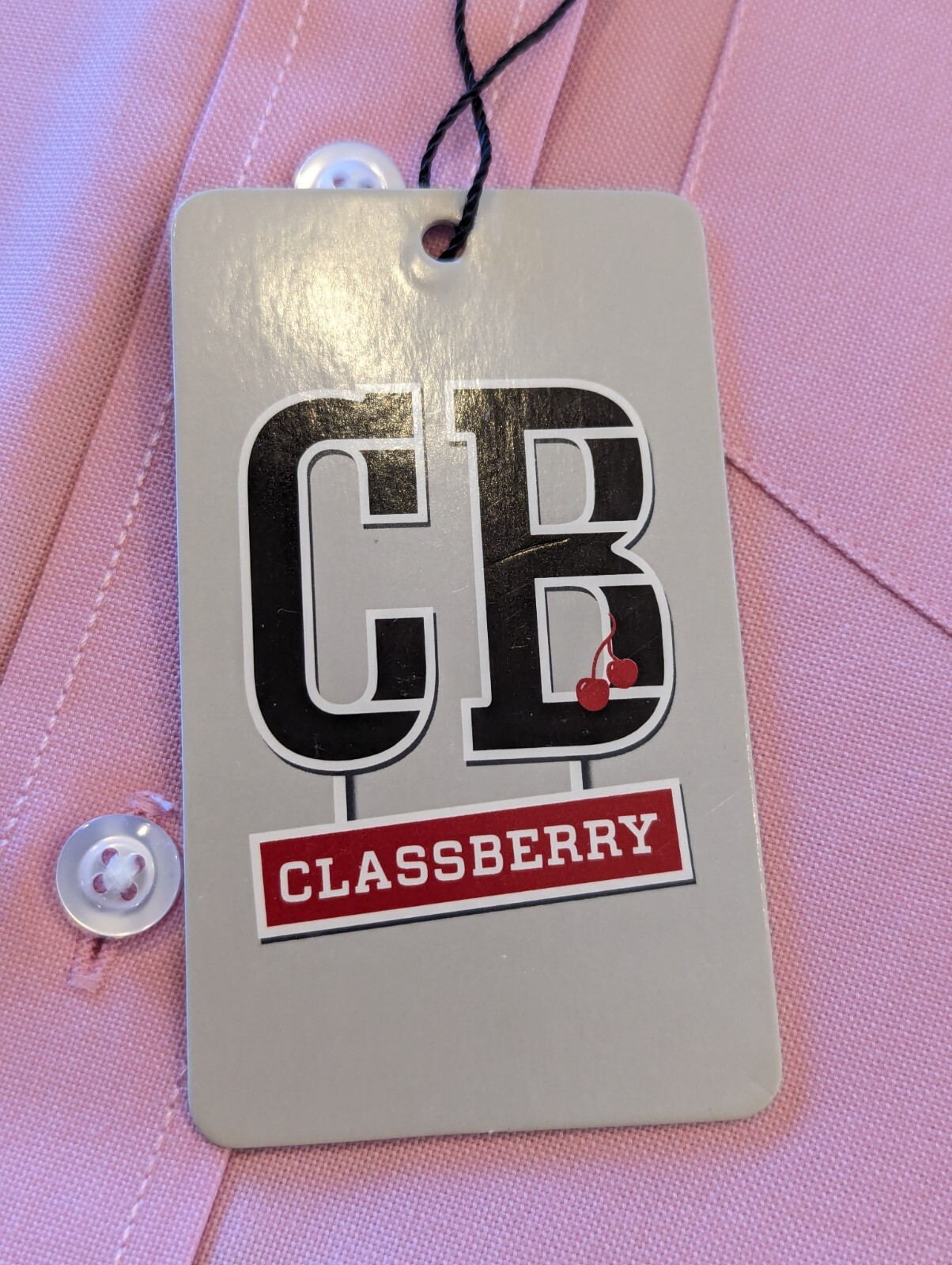 Classberry Kids Uniform long sleeve button up shirt Pink size 5