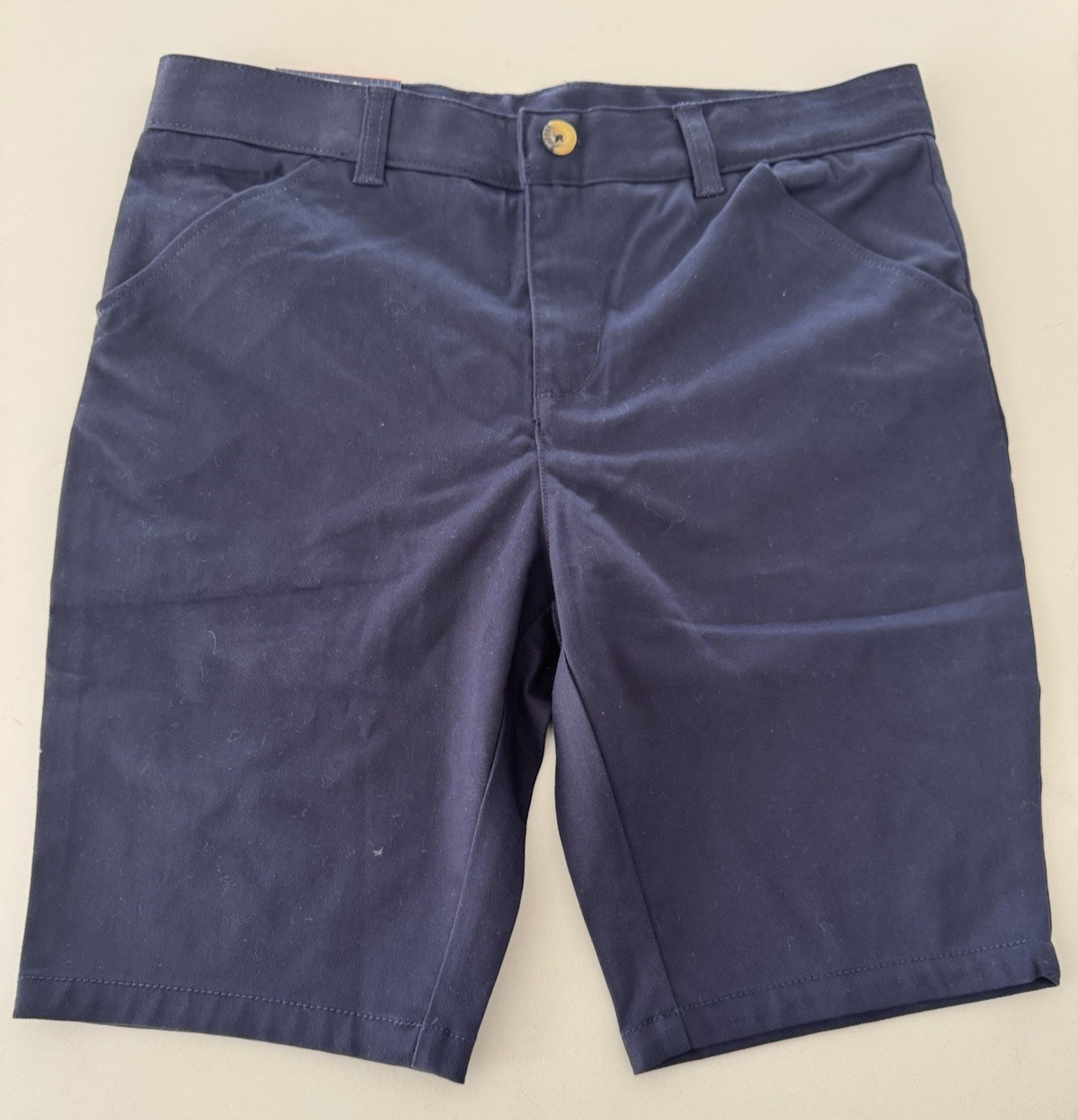 French Toast Boys’ Pull-On Short Navy blue School Uniform Shorts 10 1/2 plus