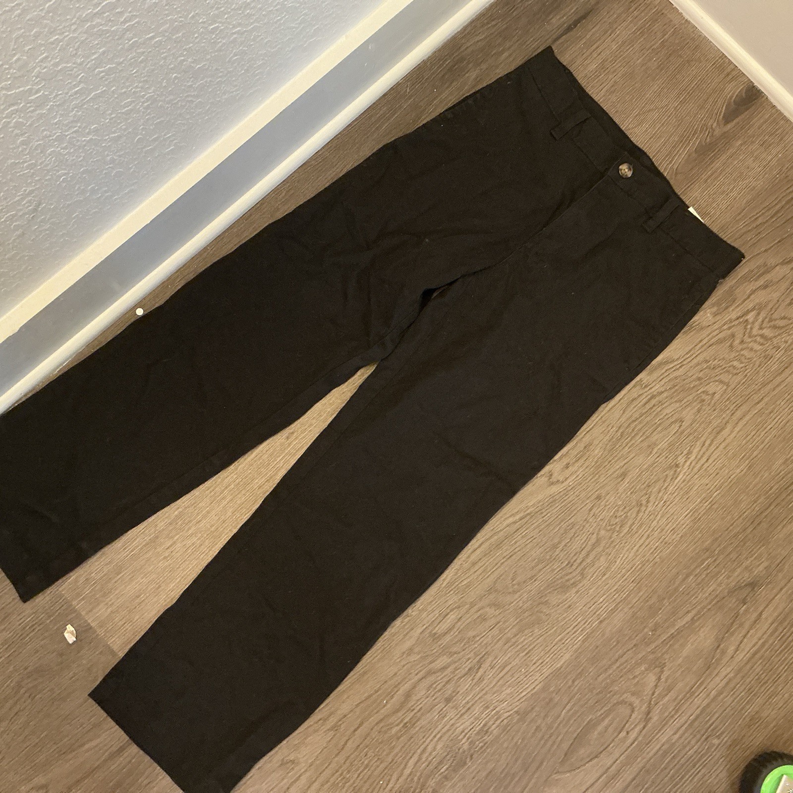 Wonder Nation Boys’ School Uniform Stretch Chino Pants, Size 10 Husky Adjustable