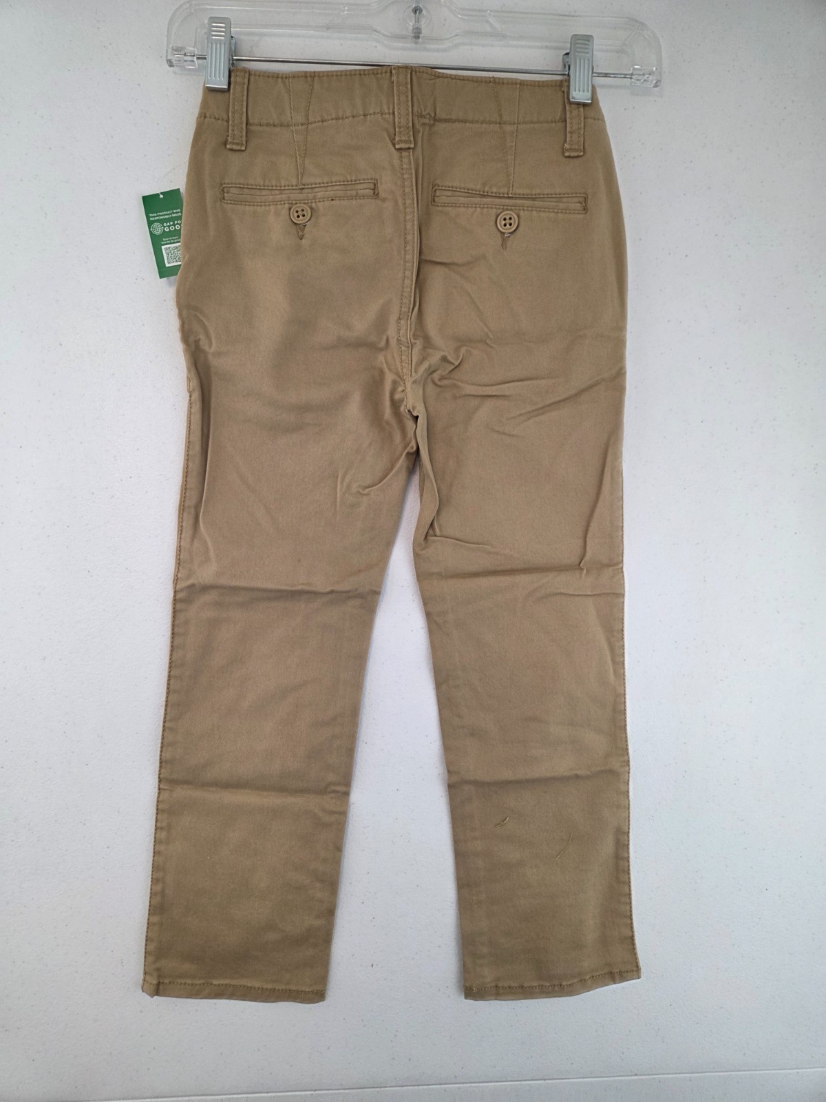 Gap Kids Boys 5 New British Khaki Uniform Straight-Fit Stretch Khakis NWT $34.95