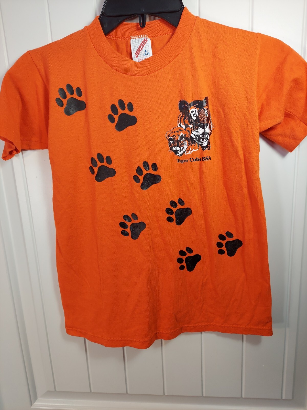 Cub Scout Tiger Cub T Shirt Large 12/14 Made In USA
