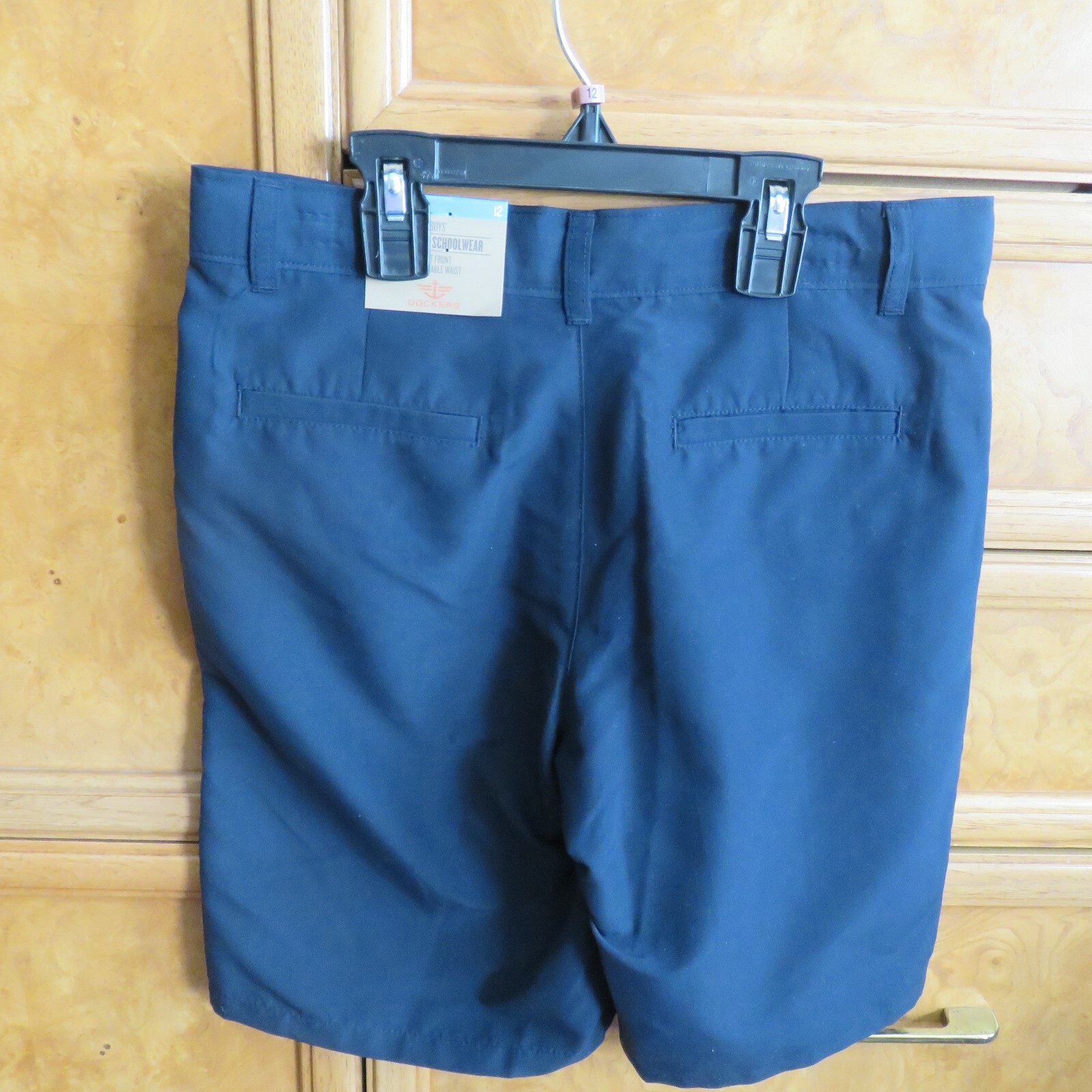 Dockers Navy blue shorts approved schoolwear size 14 reg brand new NWT $28