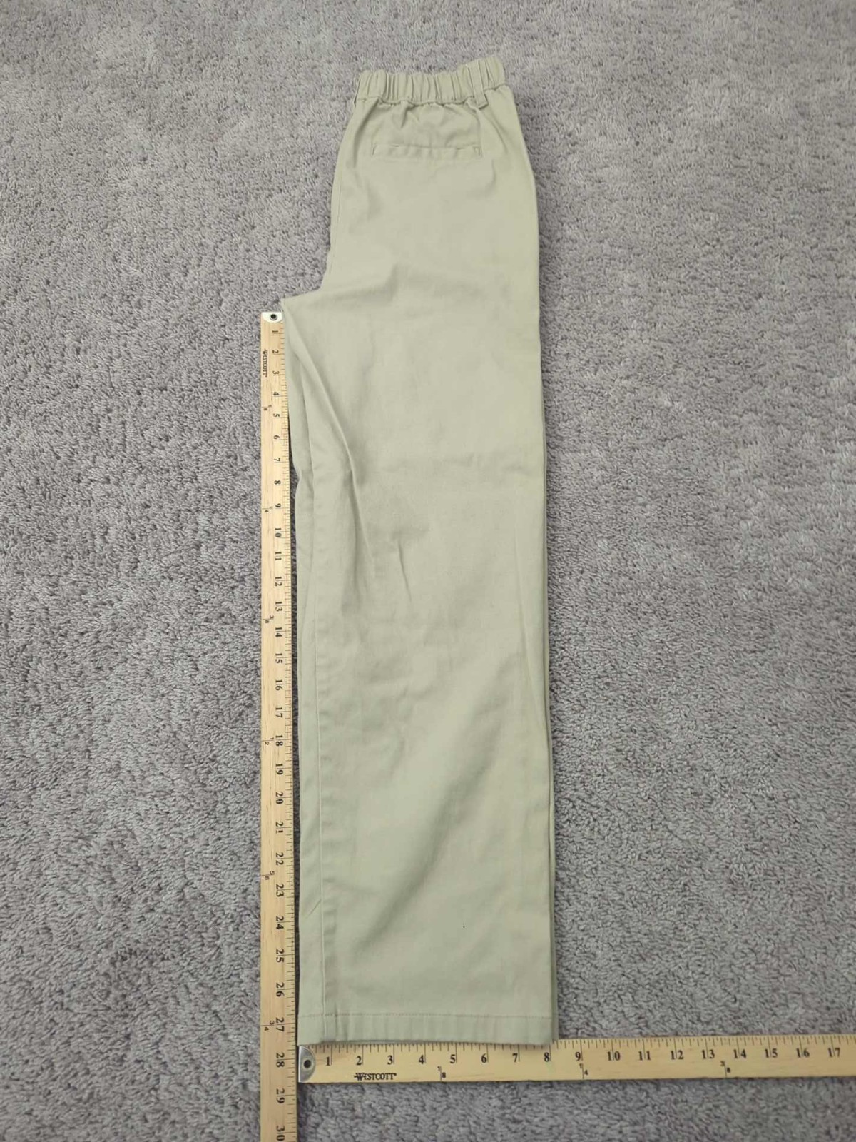Lot of 2 French Toast Pants Youth Boys 16 Beige Black Relaxed School Uniform